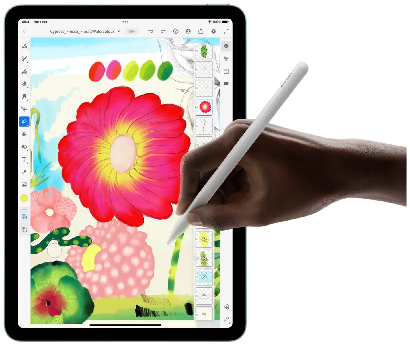 Apple iPad Air 11 wifi 128GB sininen - MC9X4KN/A - 6