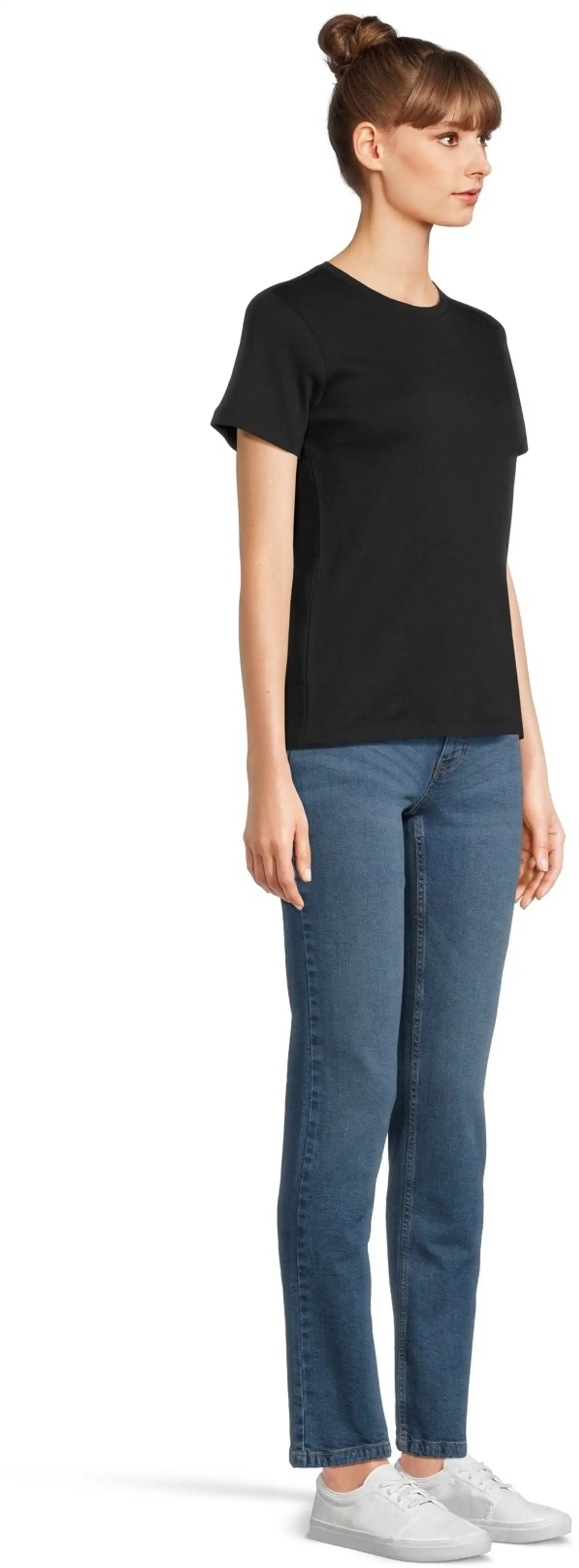 House naisten farkut Straight Fit - MID BLUE OPTION 2 - 4