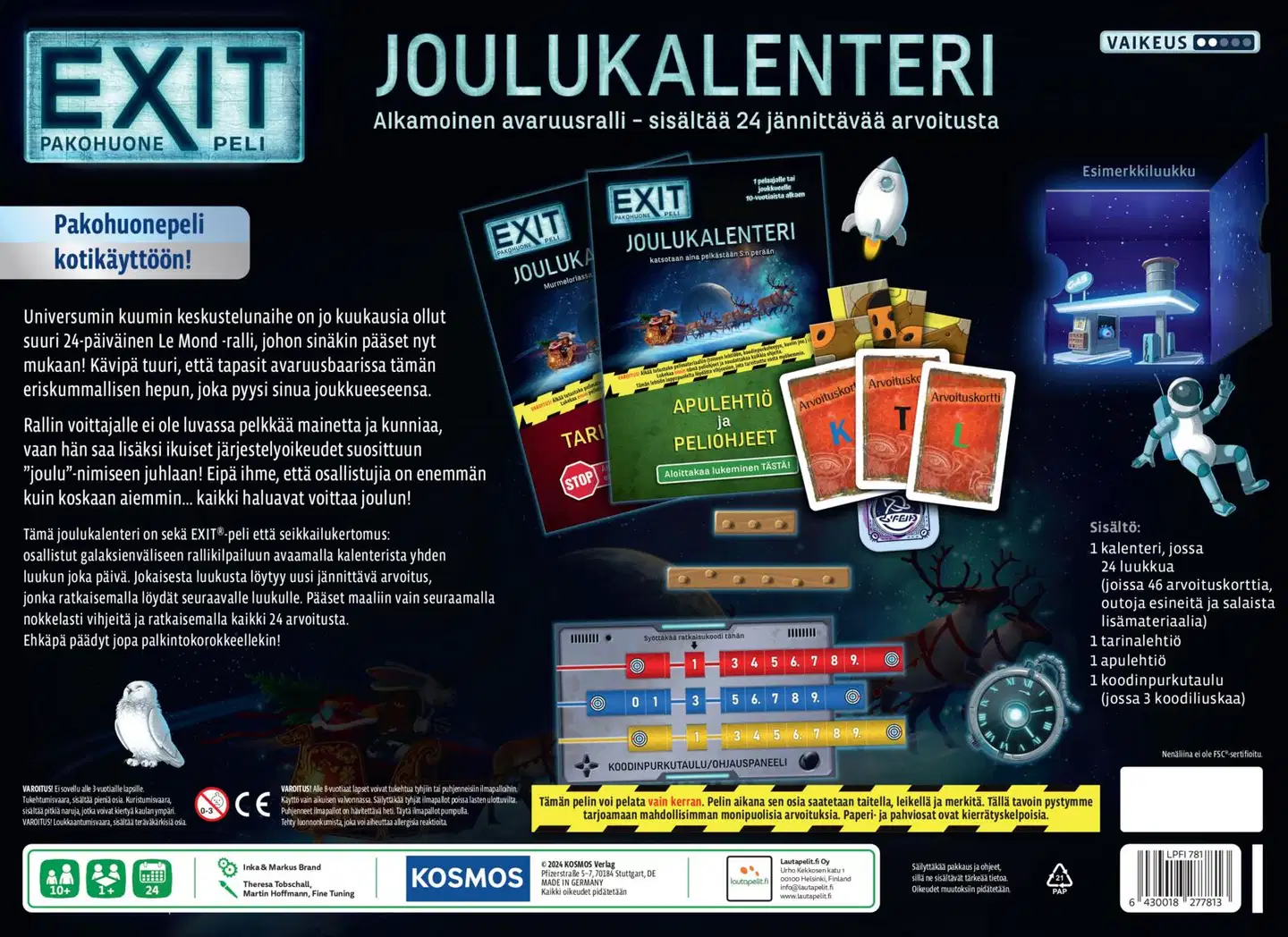 EXIT Joulukalenteri - Aikamoinen avaruusralli - 3