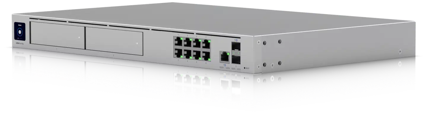 Ubiquiti ammattiluokan räkkiasenteinen yhdyskäytävä UDM-Pro-Max - 5
