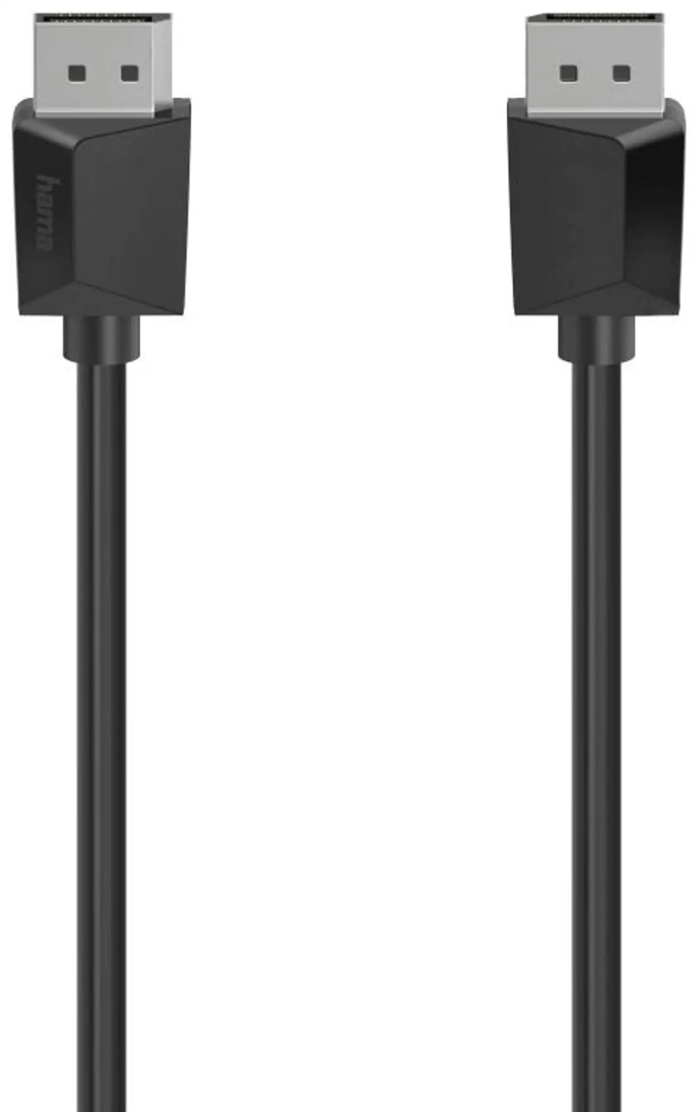 Hama Videokaapeli, DisplayPort uros - DisplayPort uros, DP 1.2, Ultra HD 4K, 1,5 m - 1