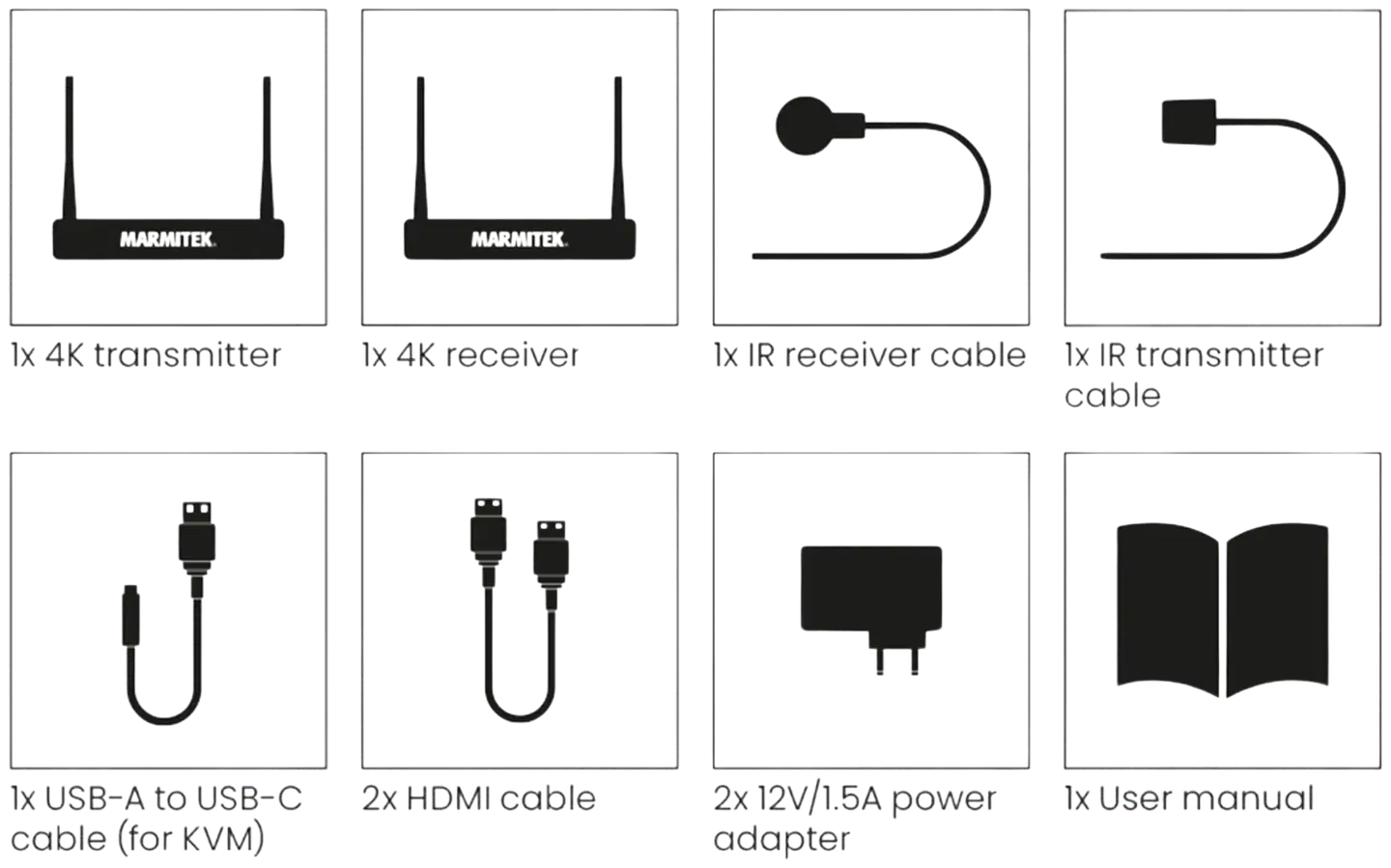 Marmitek Langaton HDMI-järjestelmä TV Anywhere Wireless HD 2 - 7