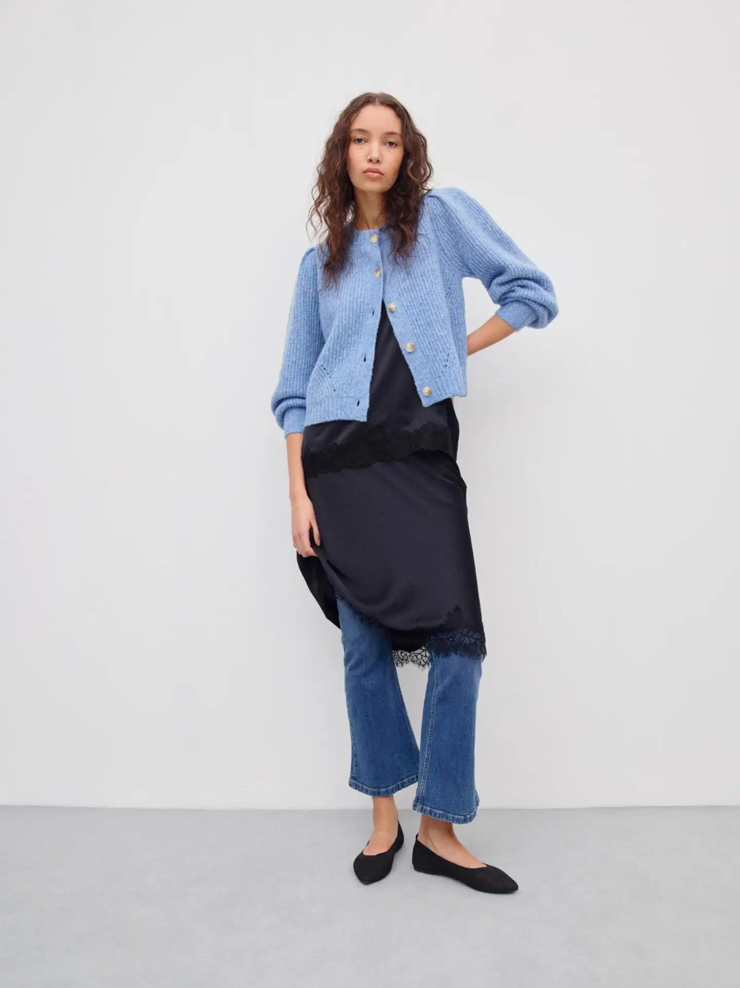 WKLY. naisten ballerinat Franka W340592 - BLACK - 5