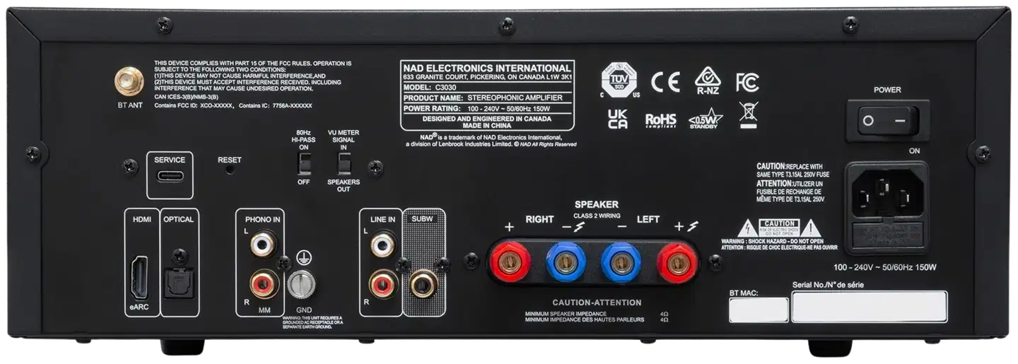 NAD stereovahvistin C3030 - 3