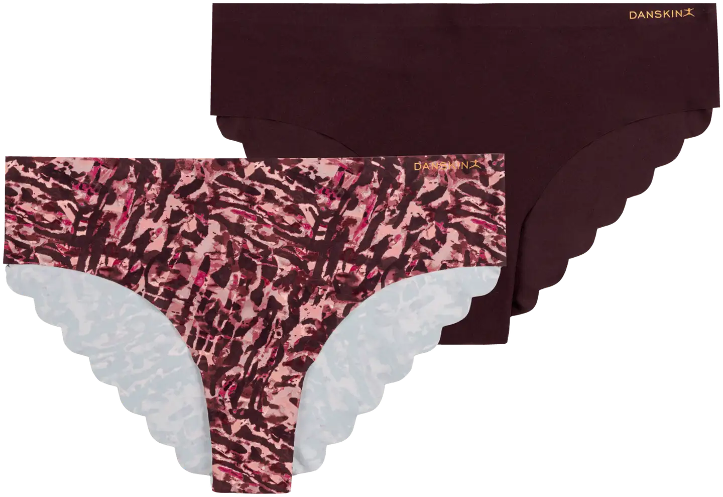 Danskin naisten alushousut 210D332539 2-pack - AOP - 1