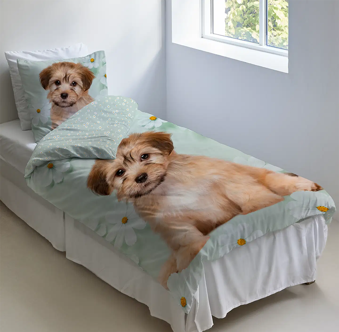 Lasten pussilakanasetti Doggy 150x210+50x60 cm - 4