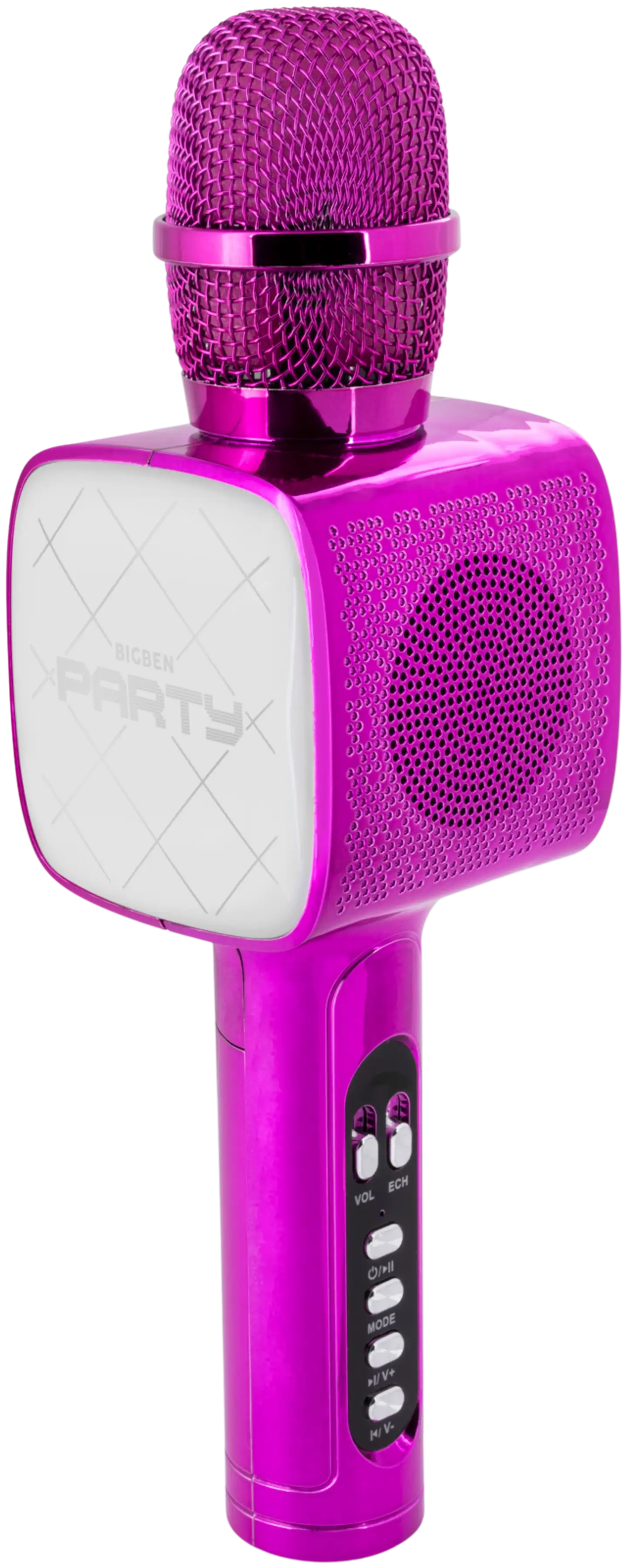 BigBen karaokemikrofoni Bluetooth yhteydellä pinkki - 3