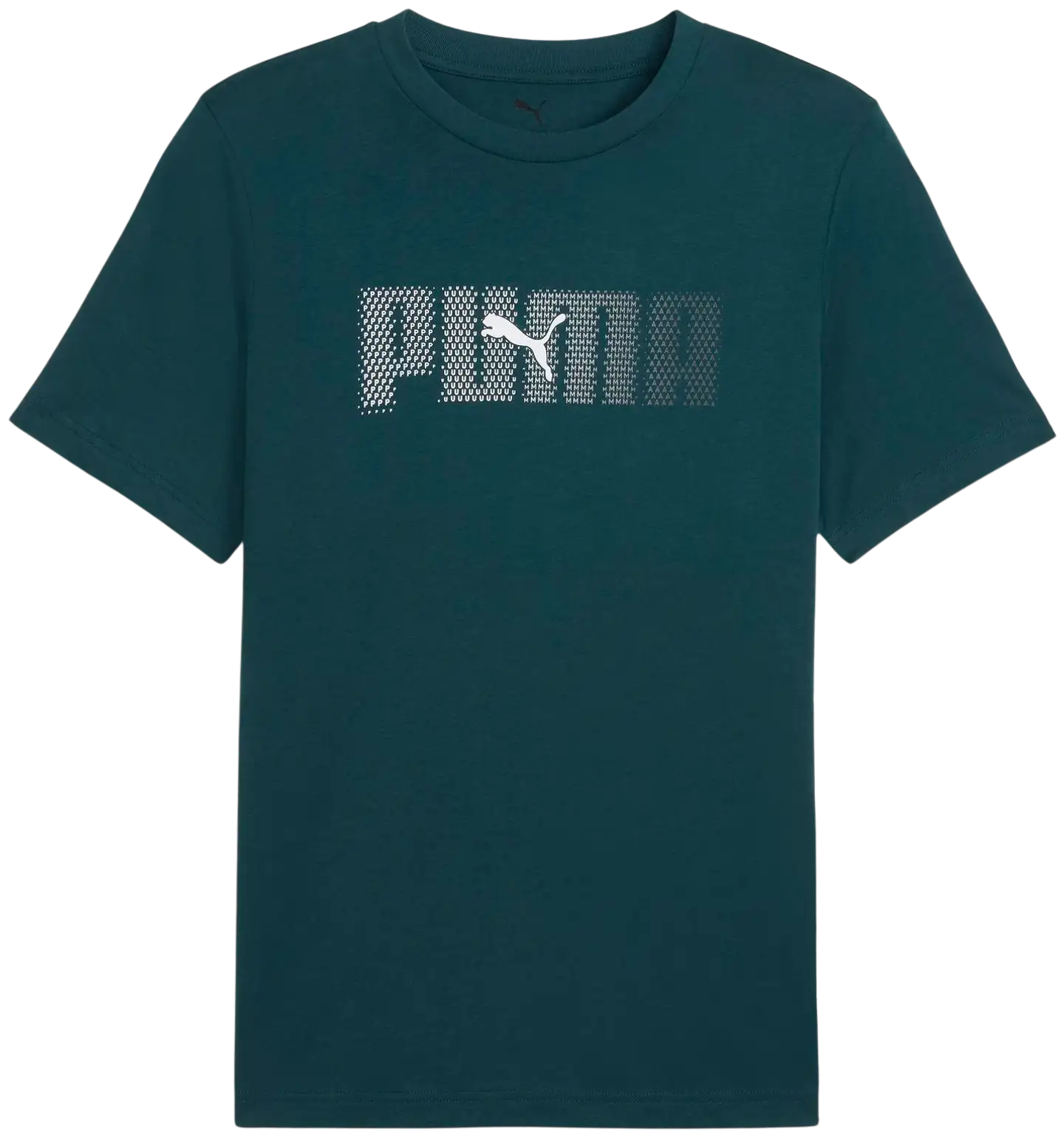 Puma miesten vapaa-ajan t-paita Ess Logo Lab - Green Terrain