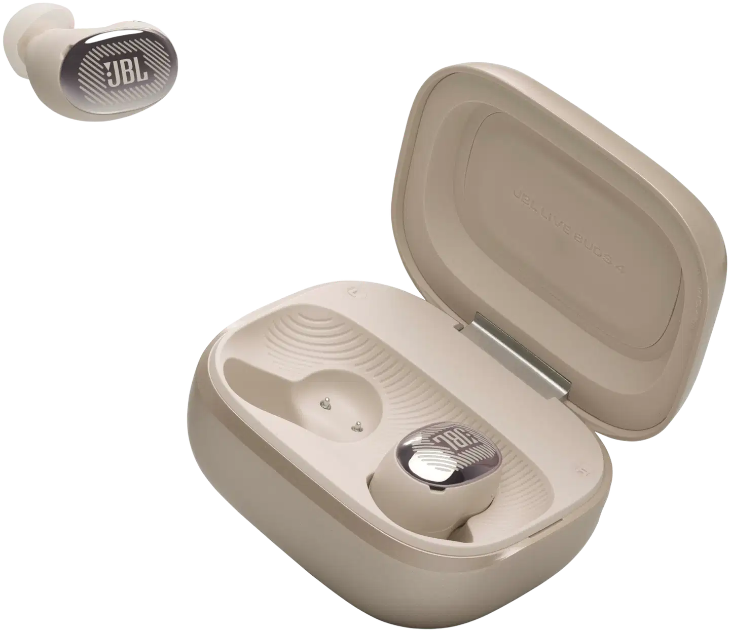 JBL langattomat vastamelunappikuulokkeet Live Buds 4 beige - 10