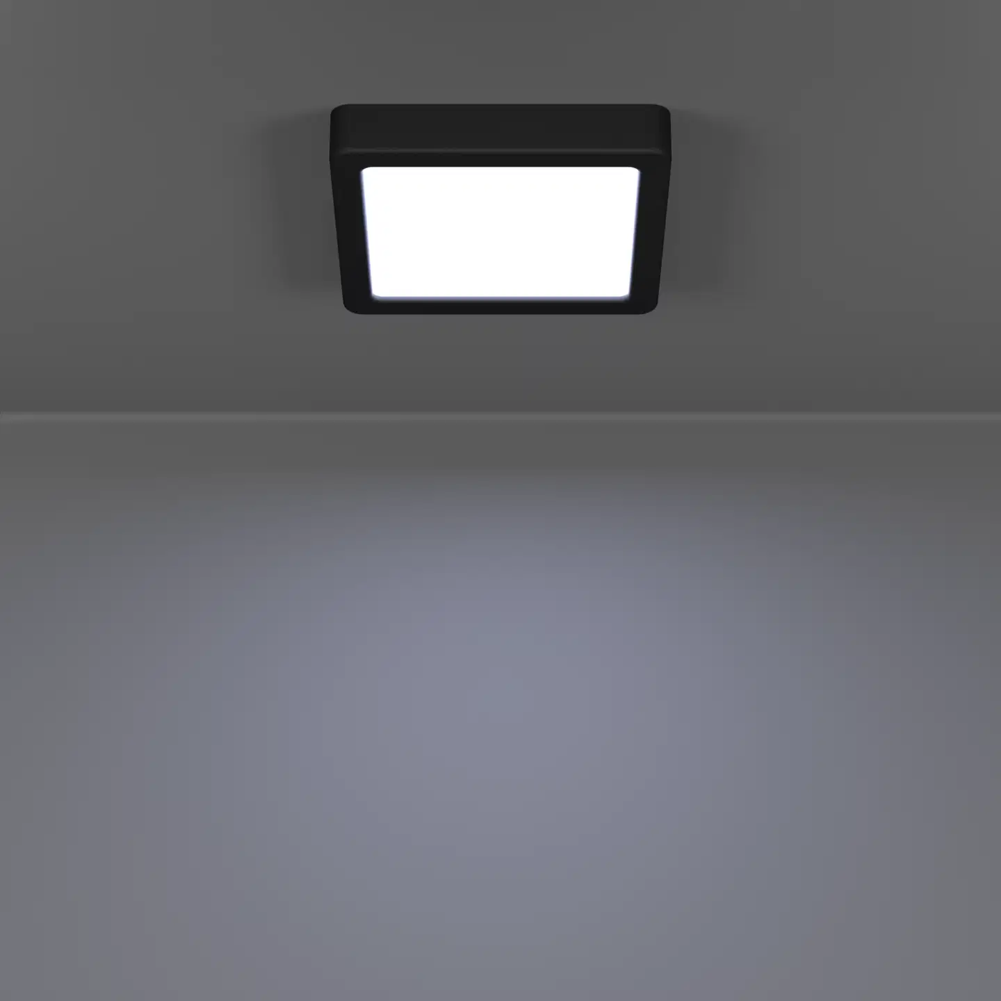 EGLO kattovalaisin Fueva 6 LED 7W CCT 15x15 cm musta - 6