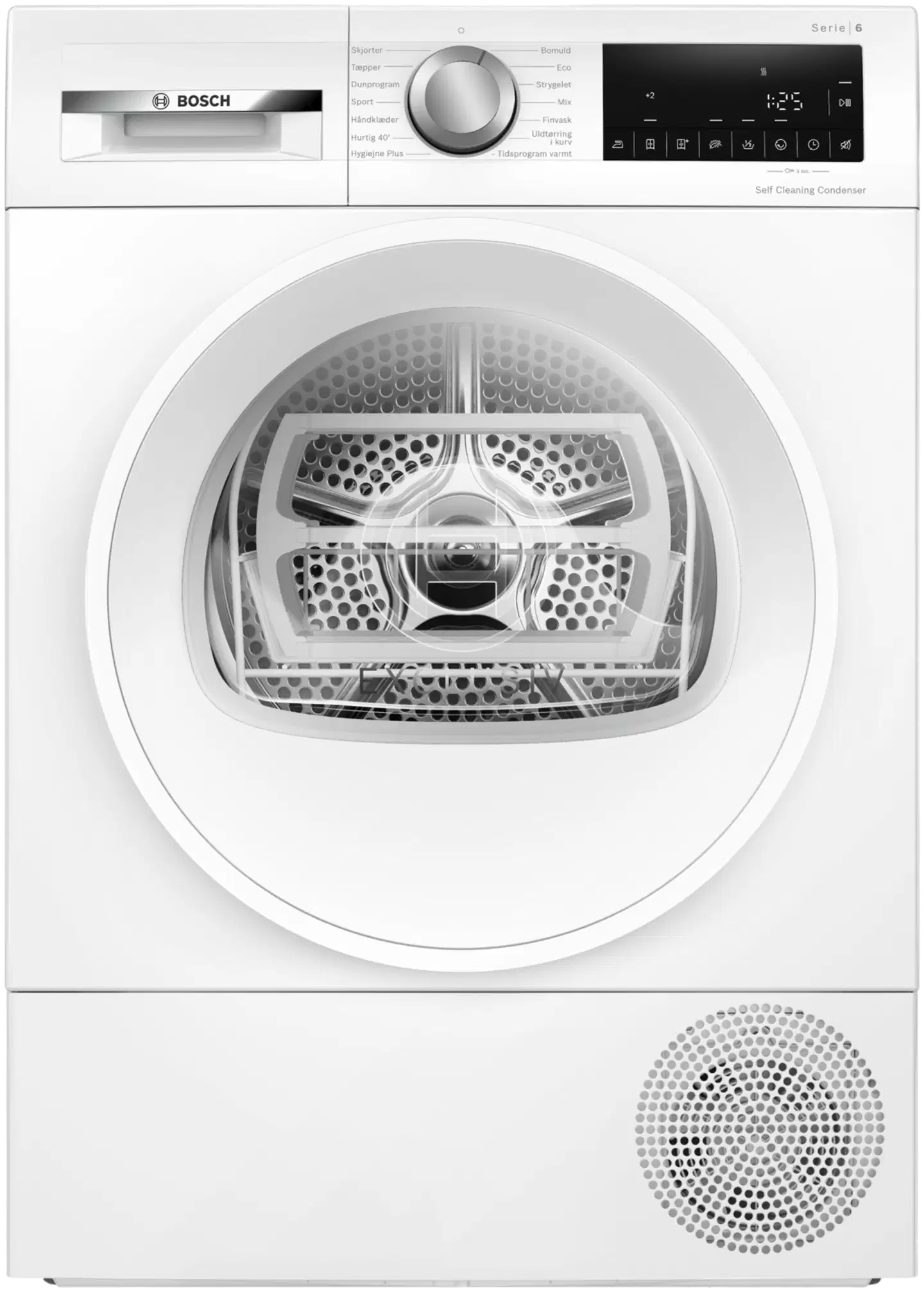 Bosch Serie 6 lämpöpumppukuivausrumpu 9 kg