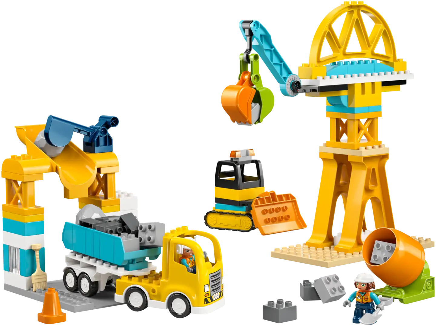 LEGO® DUPLO Town 10476 Rakennustyömaa ja työmaa-ajoneuvot 3in1 - 2