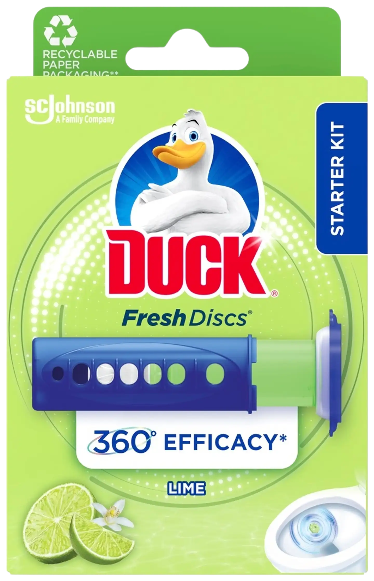 Duck Fresh Discs 36ml lime zest wc-raikastin