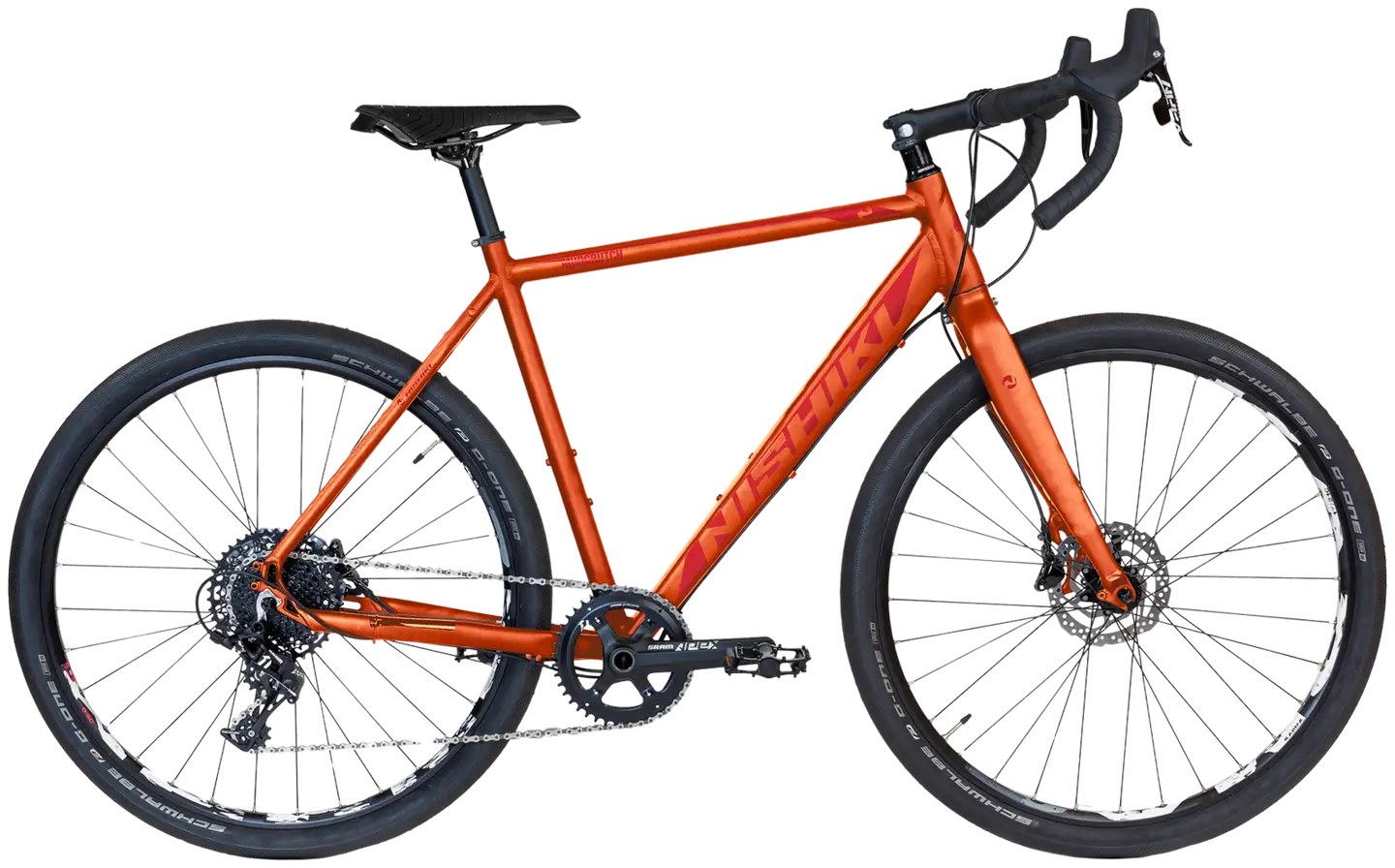 Nishiki Mudcrutch Gravelpyörä 27,5'' 11-vaihdetta runko 55 cm oranssi