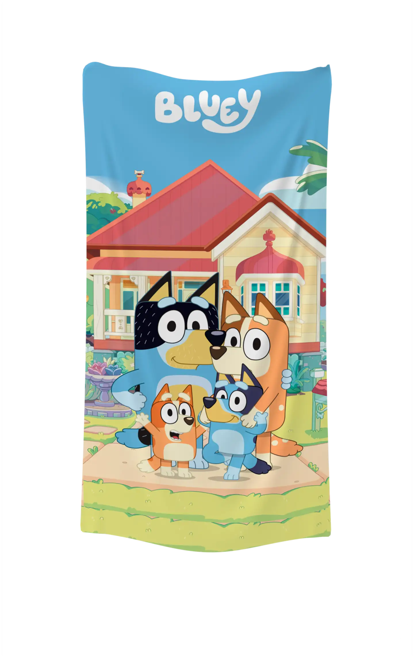 Bluey lasten kylpypyyhe 70x140 cm monivärinen - 2