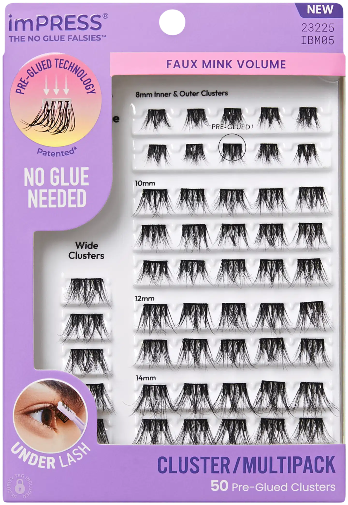 Kiss imPRESS Multi Lash - Faux Mink Volume 50kpl - 1