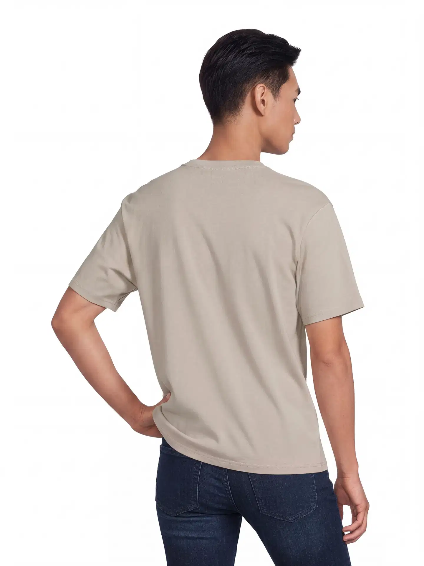 House miesten oversize t-paita - Light sand - 3