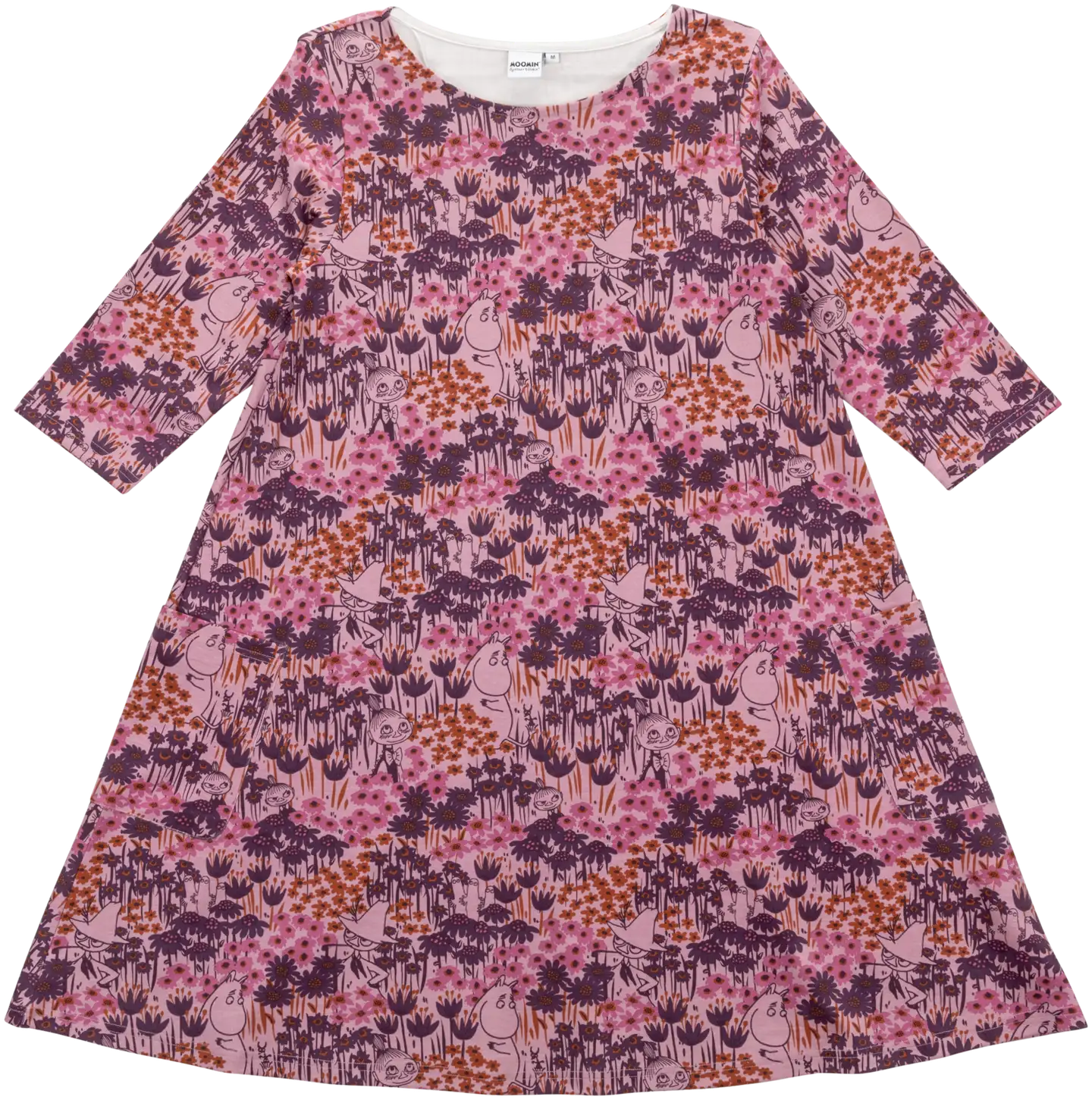 Muumi naisten mekko Jenni Kaunokainen 589726 - Roosa - 1