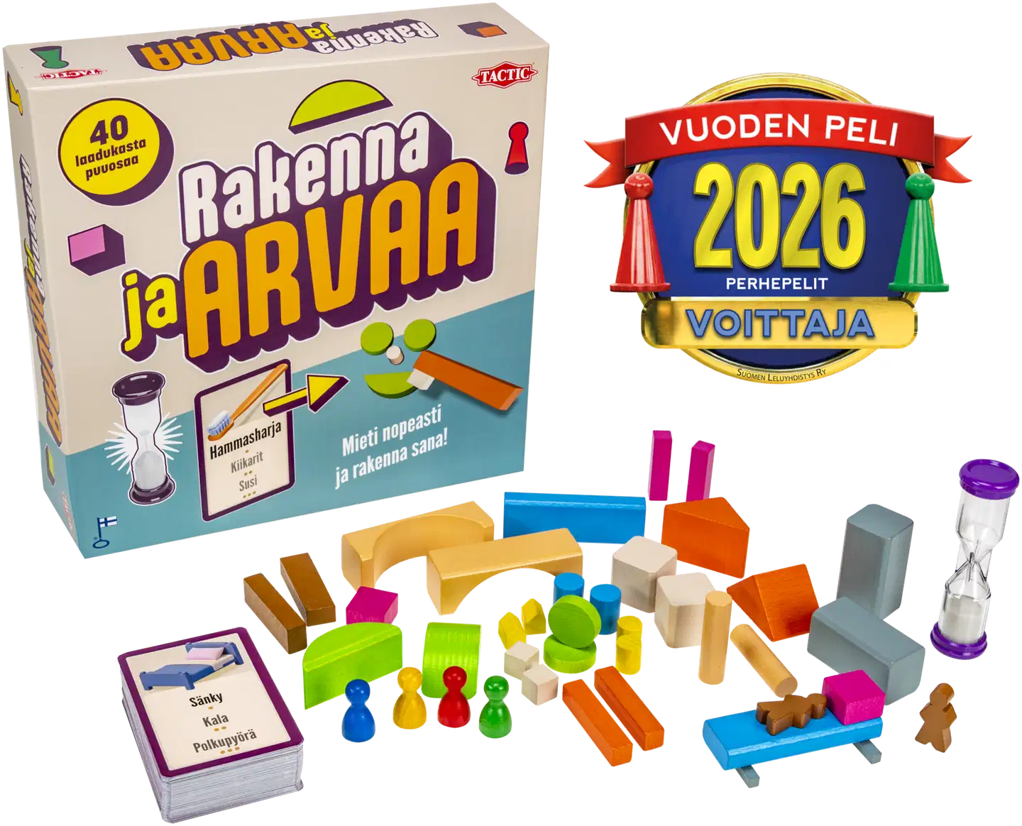 Tactic lautapeli Rakenna ja arvaa - 3