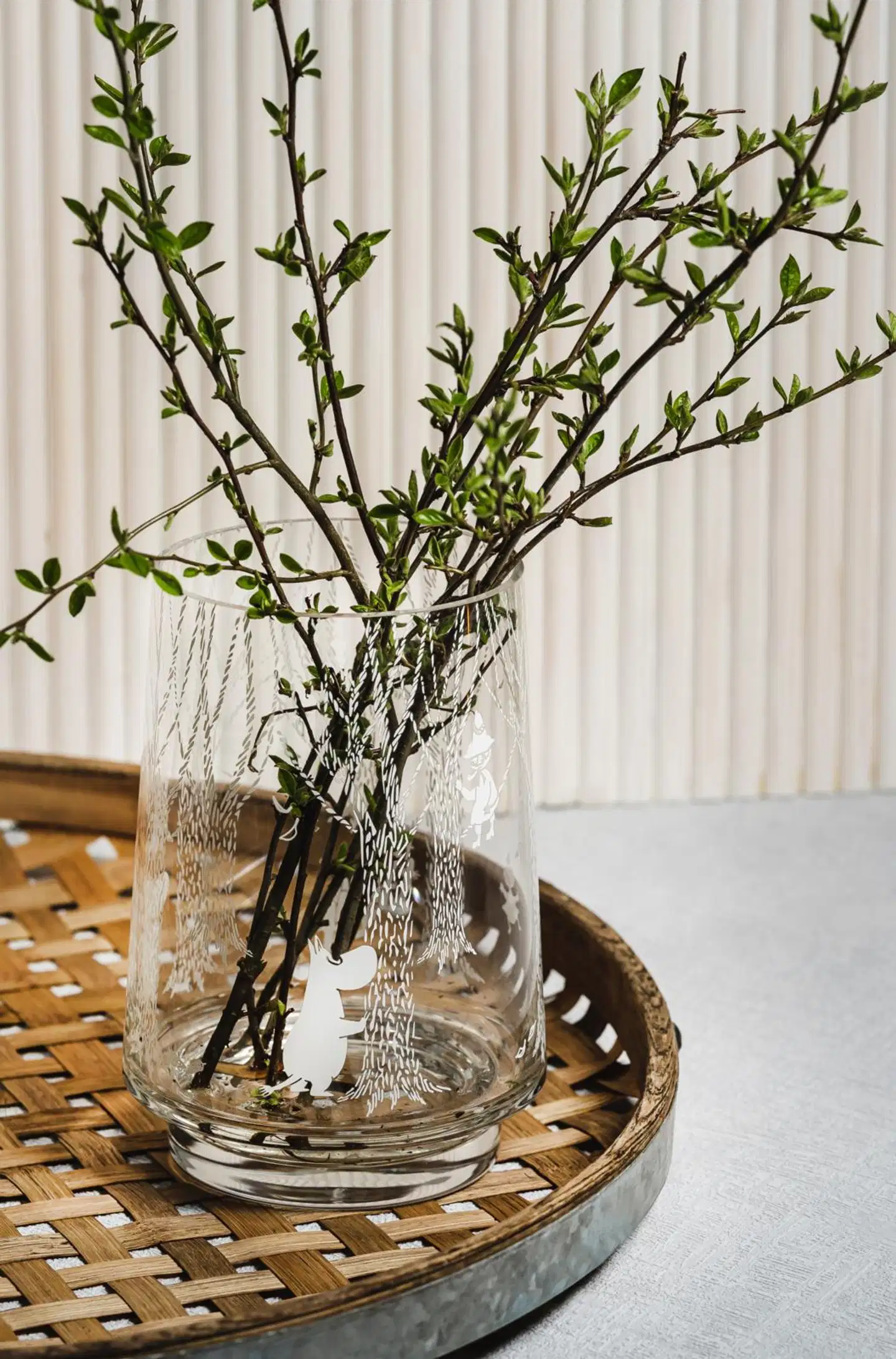 Muurla kynttilälyhty/maljakko Muumi Metsässä 20cm - 4