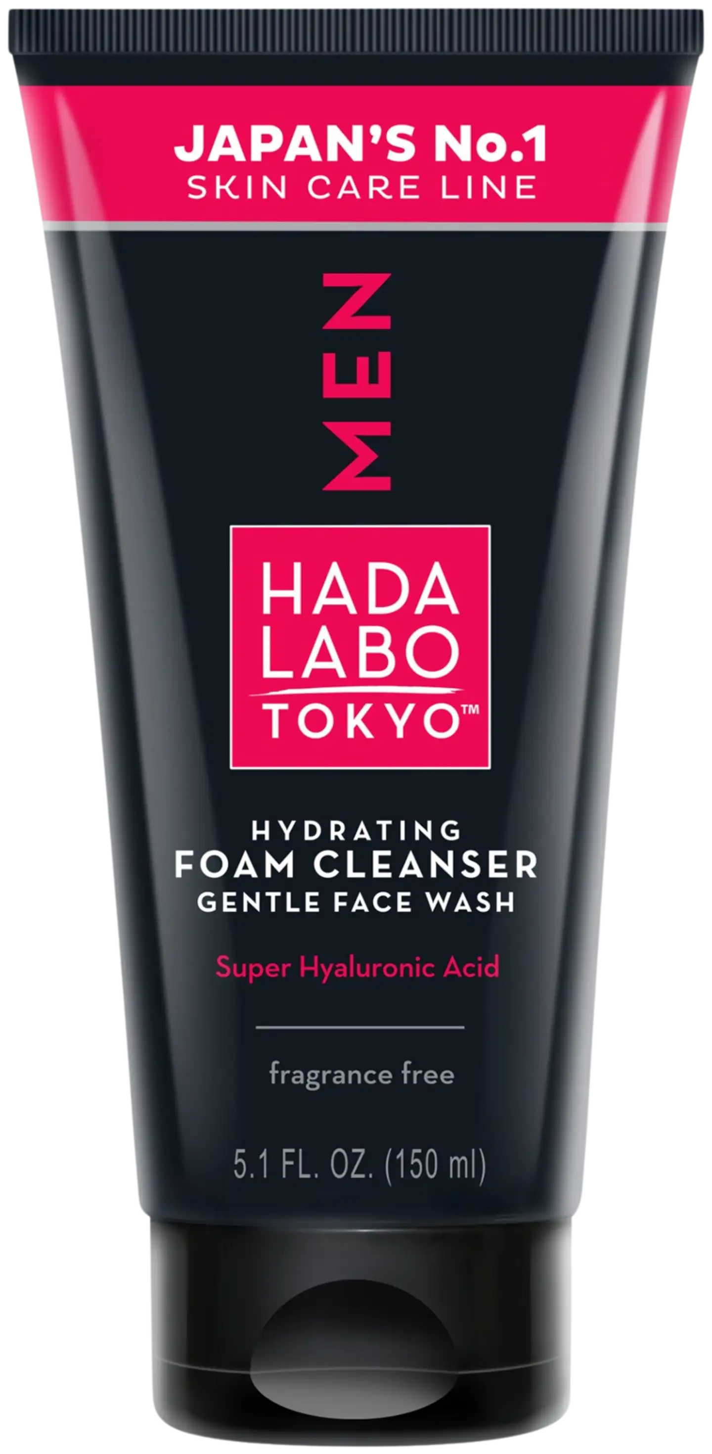 HADA LABO TOKYO MEN Hydrating Foam Cleanser Gentle Face Wash -puhdistusaine 150ml