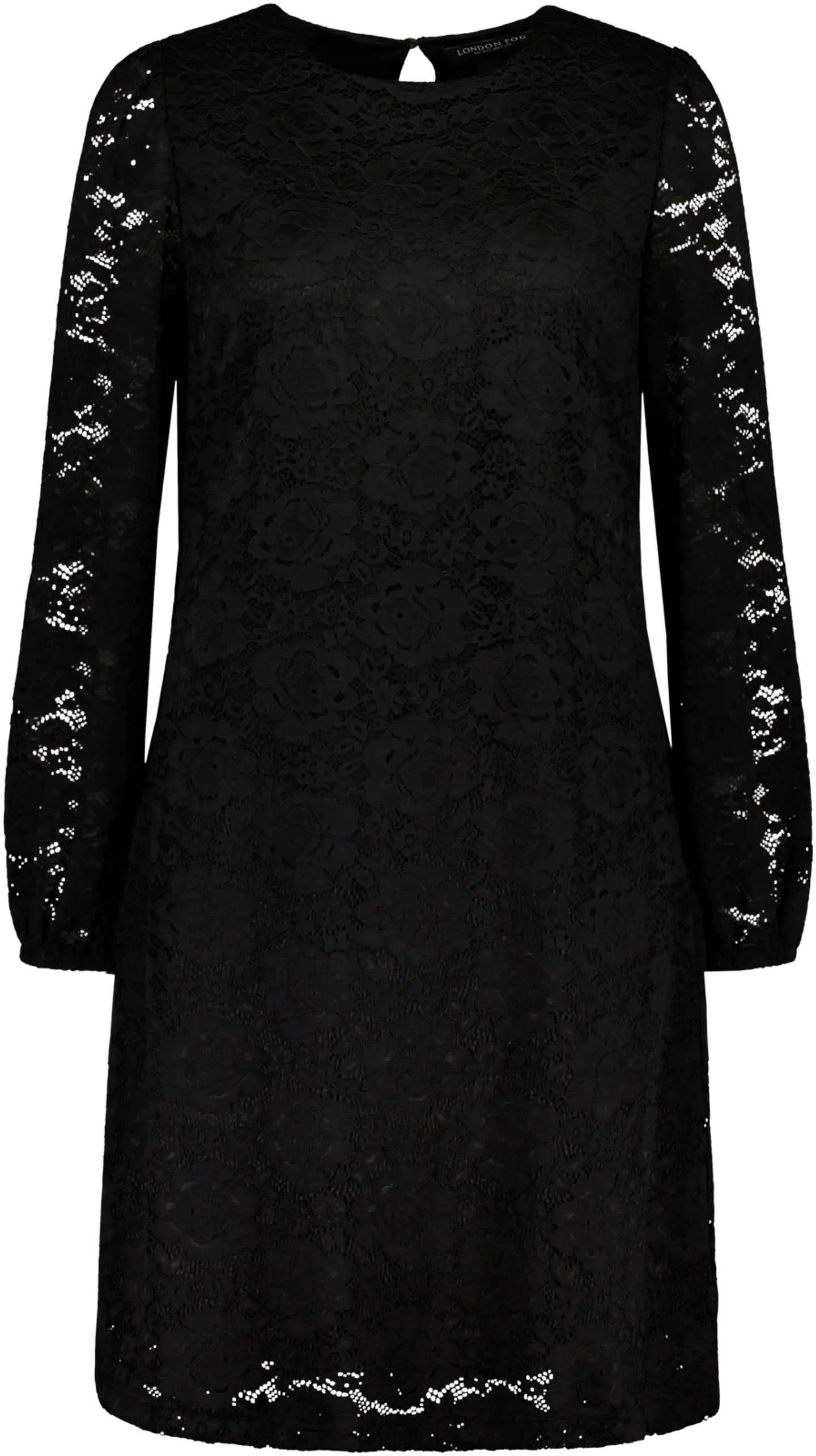 London Fog naisten pitsimekko 218L402513 - Jet Black - 1