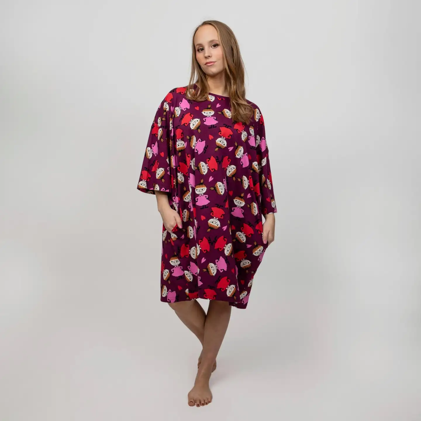 Muumi naisten Nanna jättipaituli Pyörähdys 590783 - Violetti - 2