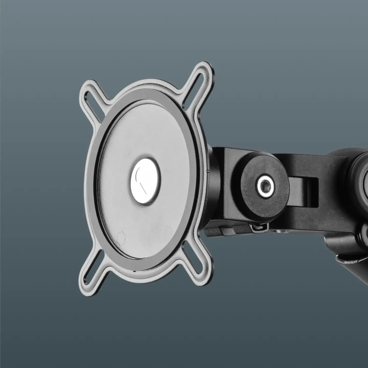 One For All DM5210 Heavy Duty Monitorivarsi kahdelle näytölle, musta - 8