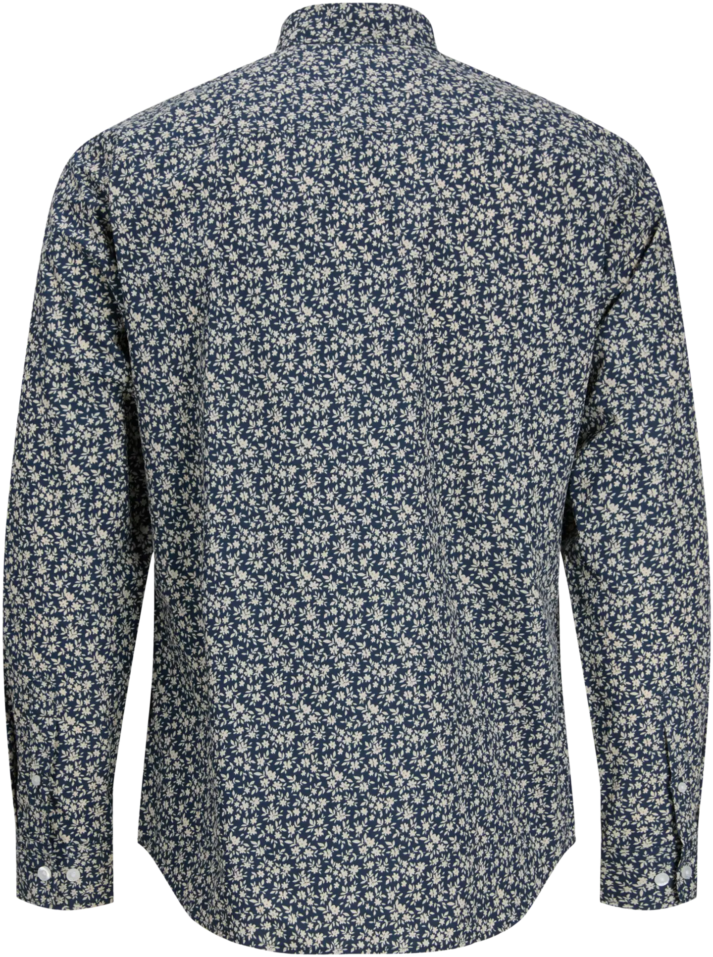 JJ Rebel miesten kauluspaita Jrebphilly 12304757 - Navy Blazer AOP - 2