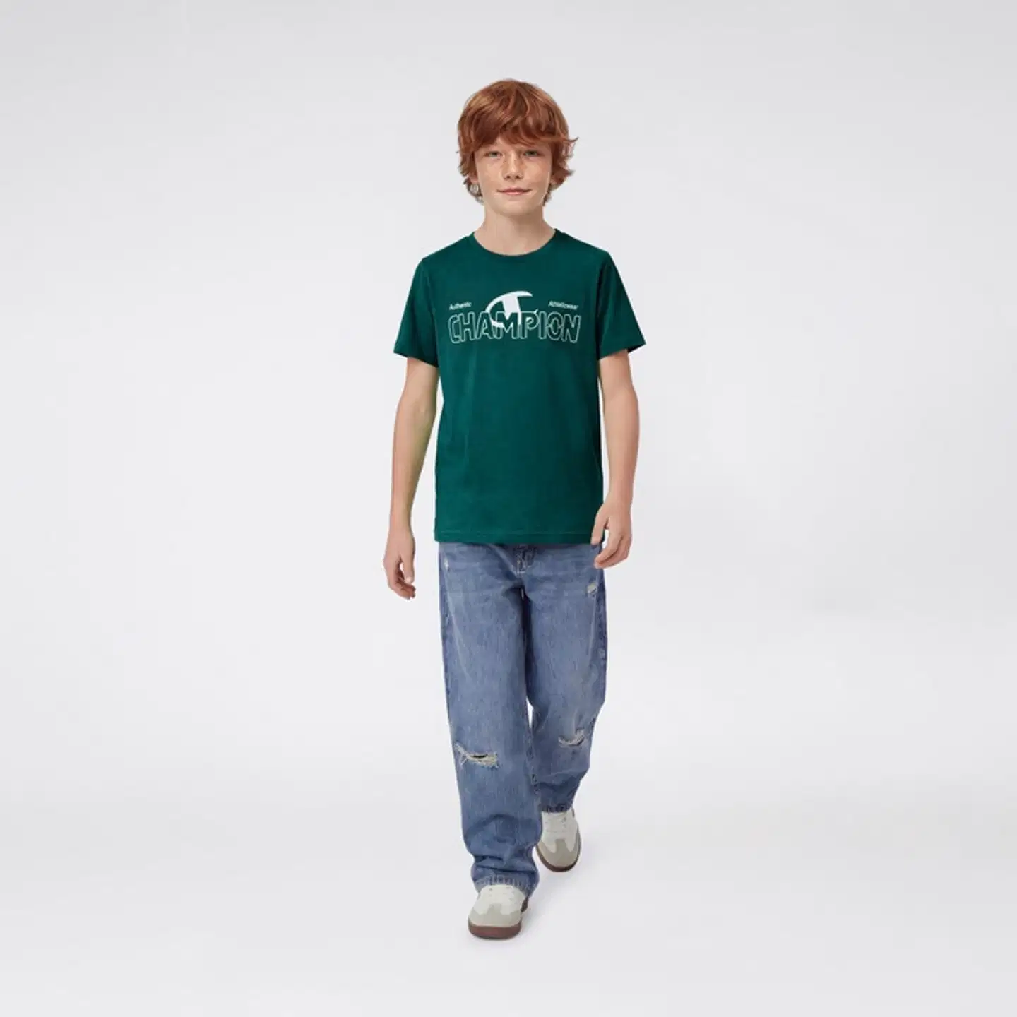 Champion lasten t-paita - Green - 1