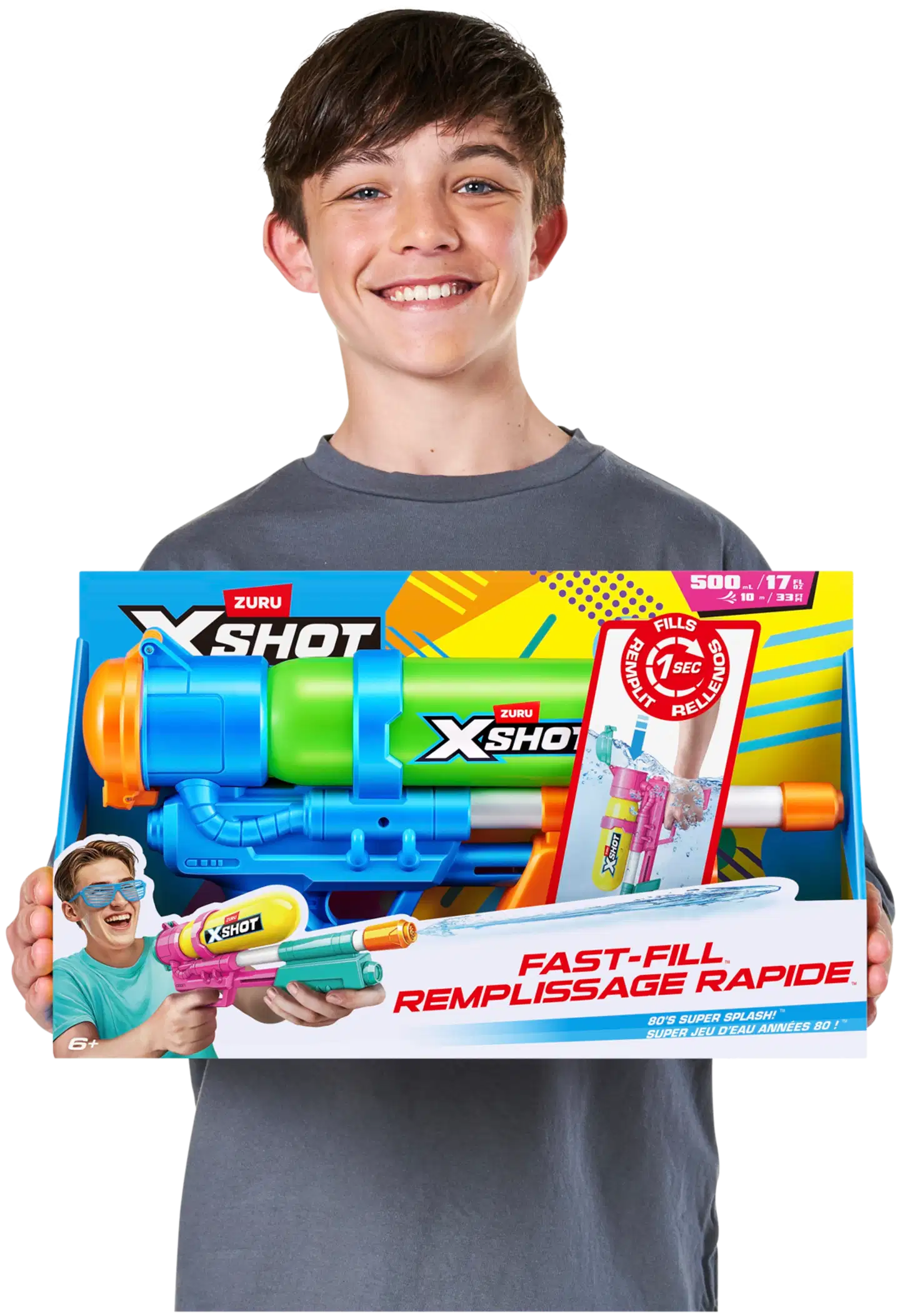 X-SHOT WATER vesipyssy Fast Fill Retro Blaster - 7
