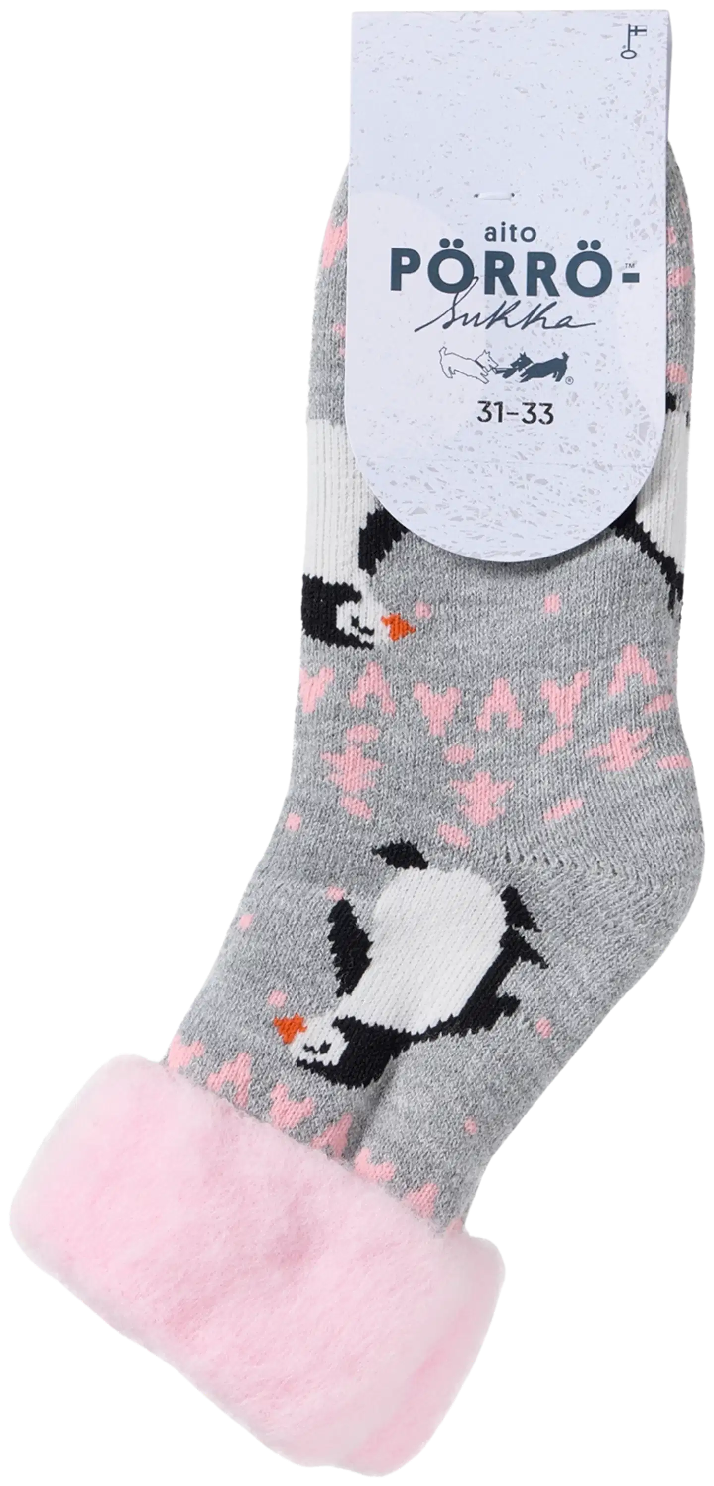 Pingupörrö 21610 sininen - harmaa/rosa