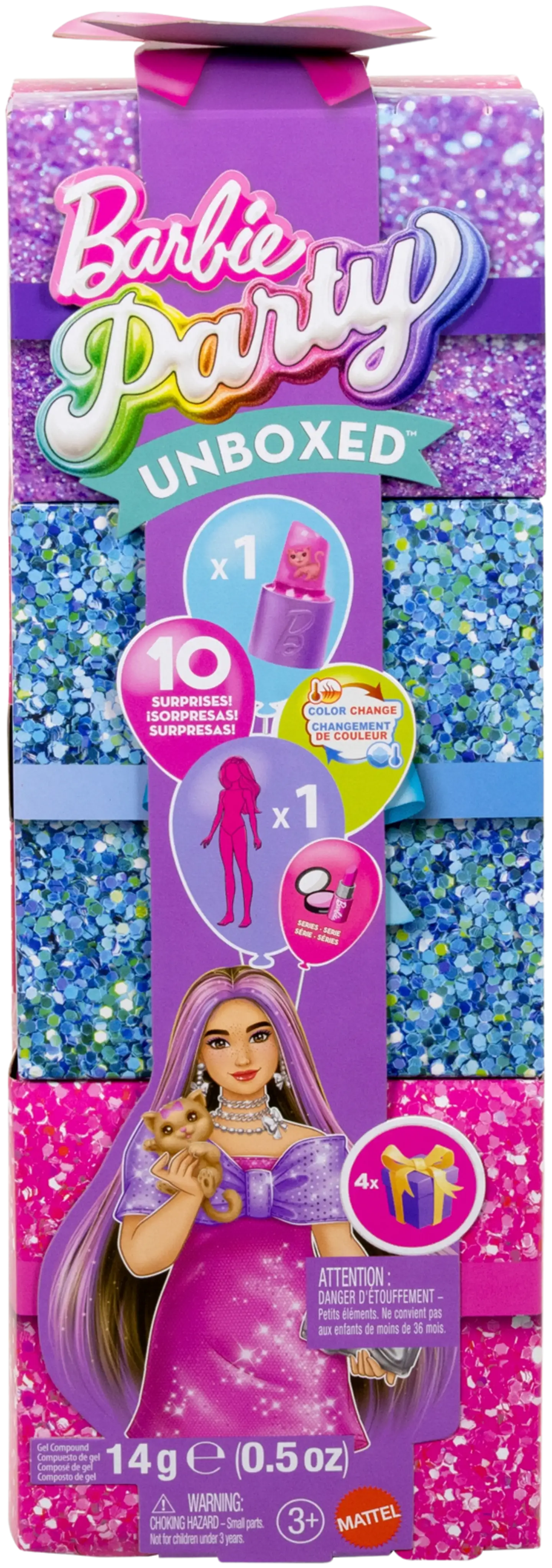 Barbie Party Unboxed Glam Series Pinkki - 2