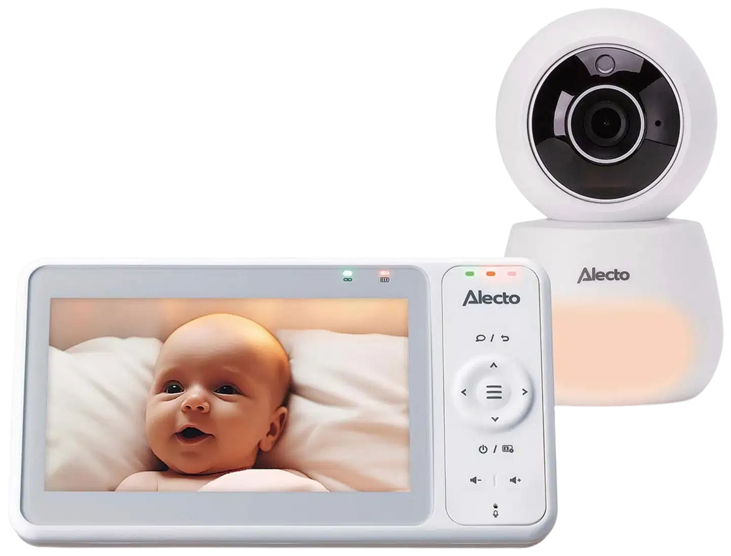 Alecto DVM-2060 itkuhälytin kameralla ja näytöllä - 2