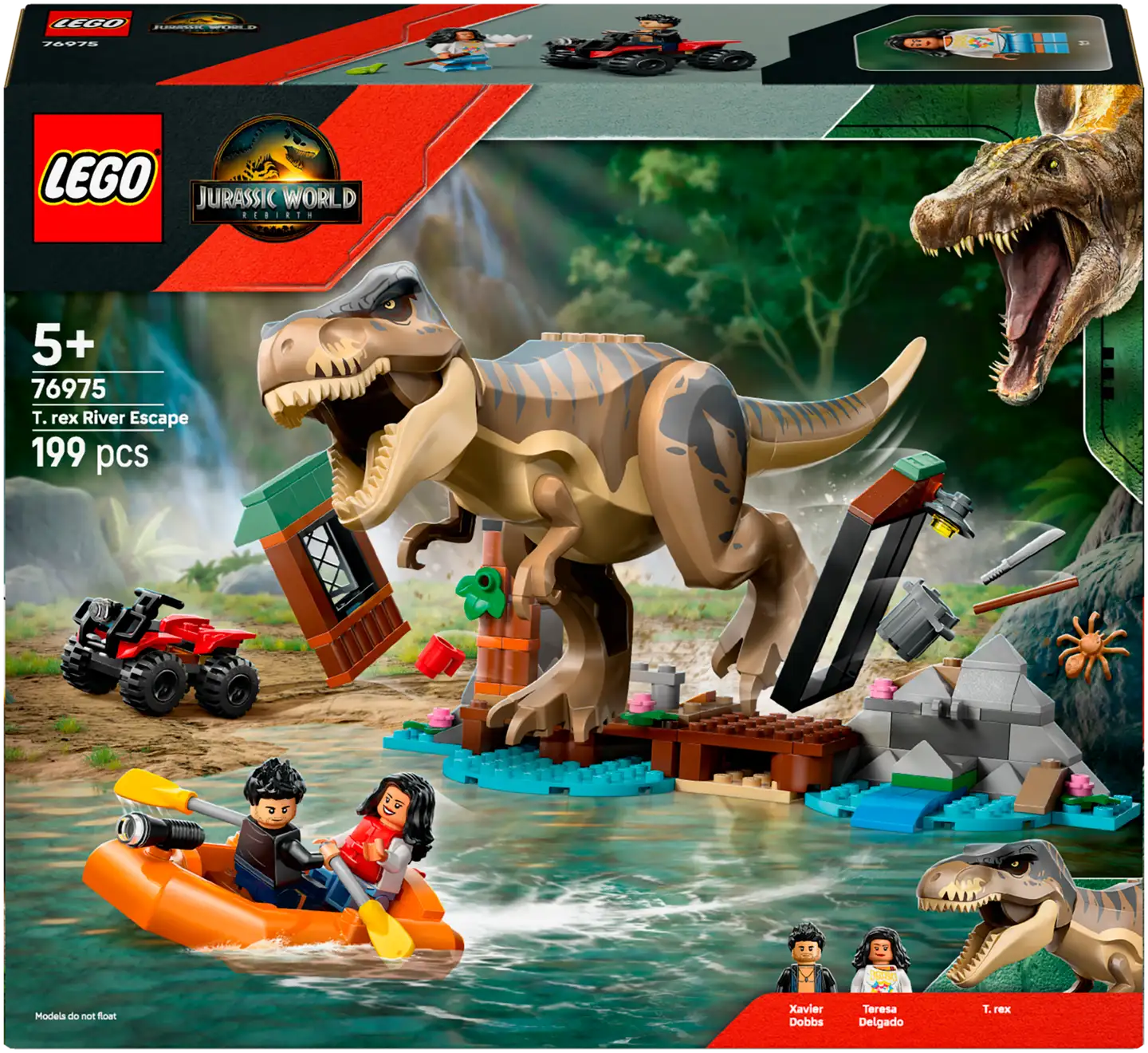 LEGO® Jurassic World T. rex ja pako joella 76975 - 2