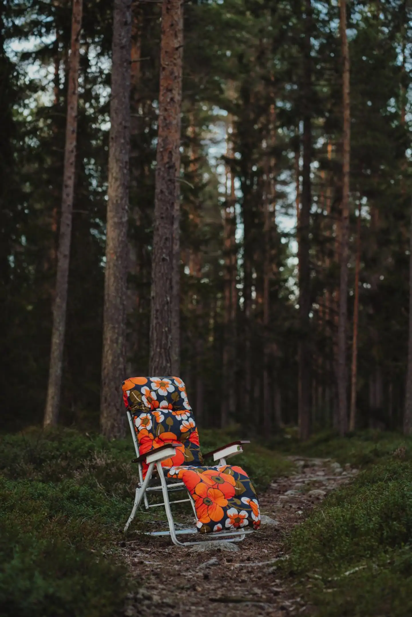 Varax Baden pehmuste 77B oranssi kukkainen - 3