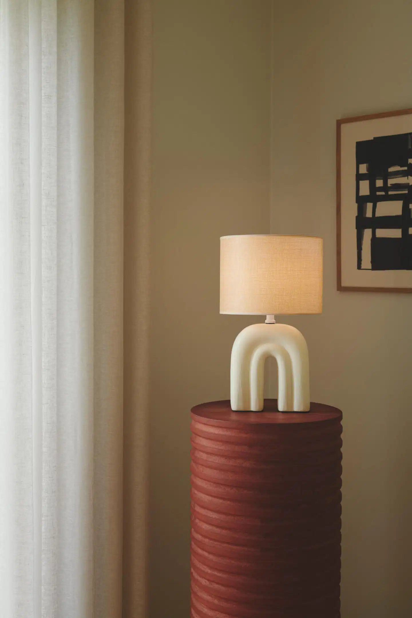 Nordlux pöytävalaisin Haze beige - 6