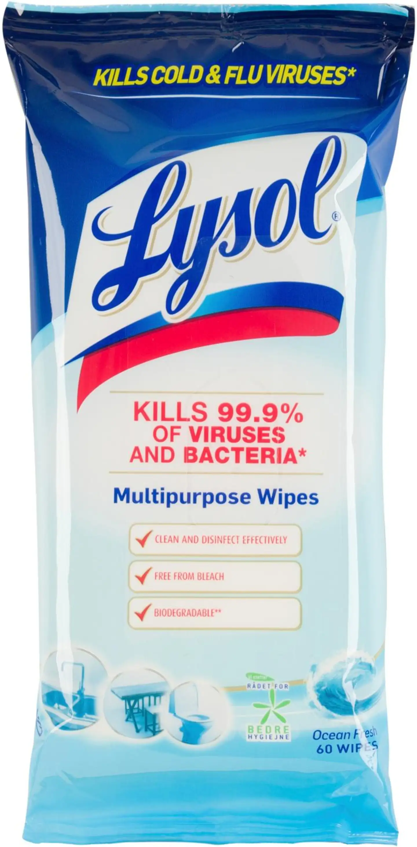 Lysol desinfioivat liinat 60kpl