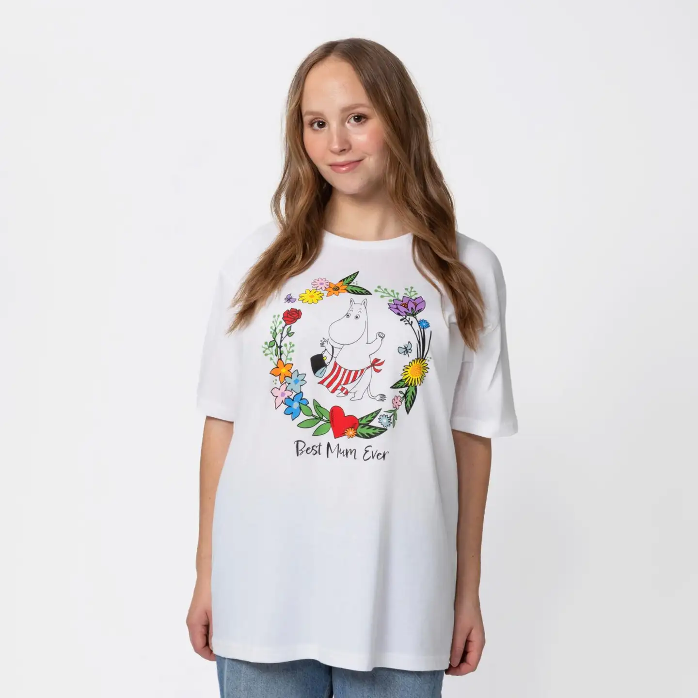Martinex Muumi naisten t-paita Best Mum Ever 587550 - Luonnonvalkoinen - 2