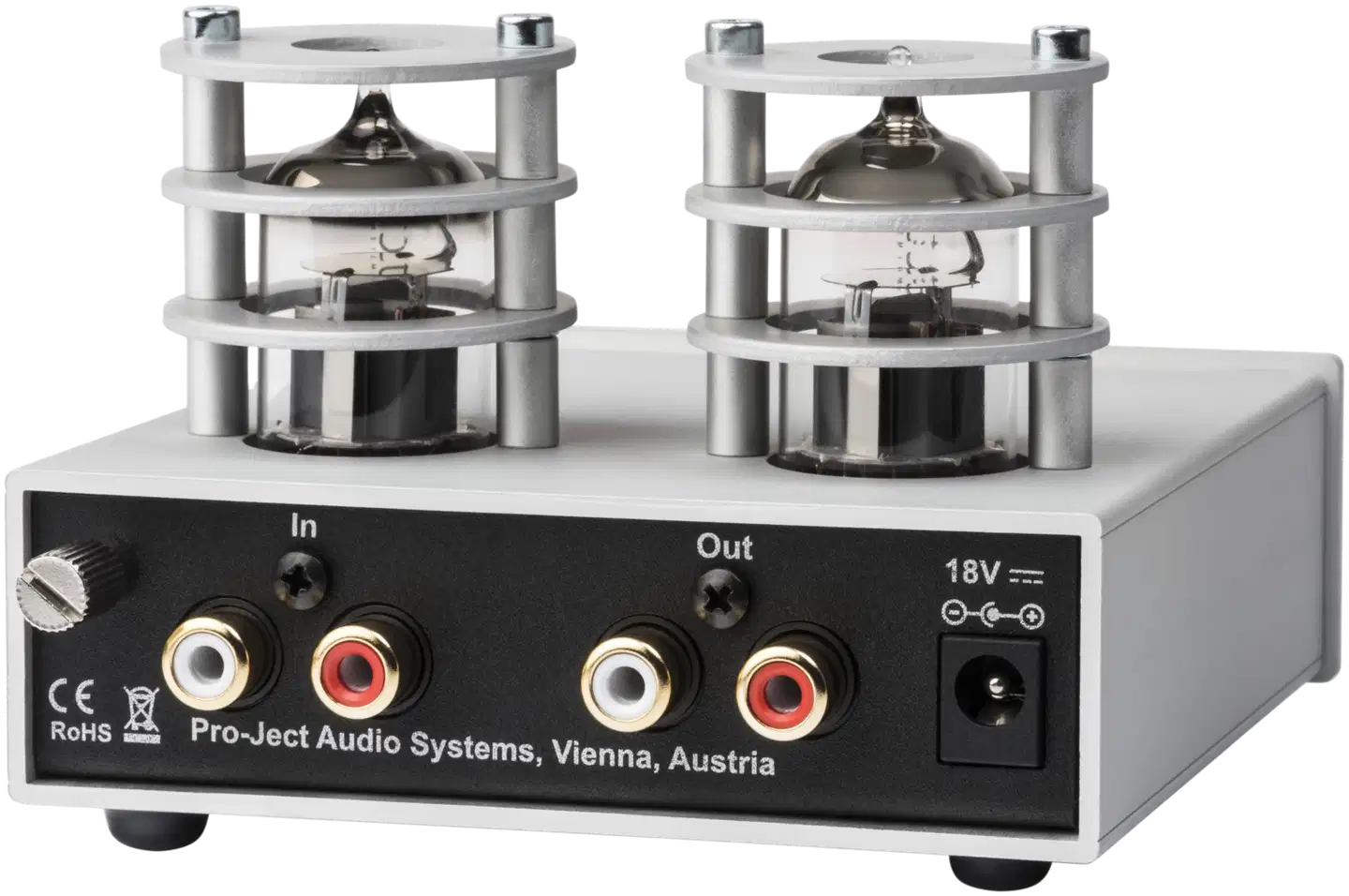 Pro-Ject Levysoitinesivahvistin Tube Box S2 hopea - 2