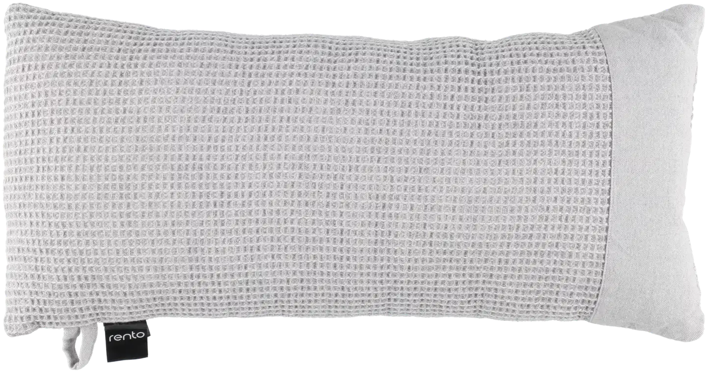 Rento Saunatyyny Kenno 50x22 cm harmaa/valkoinen - 1