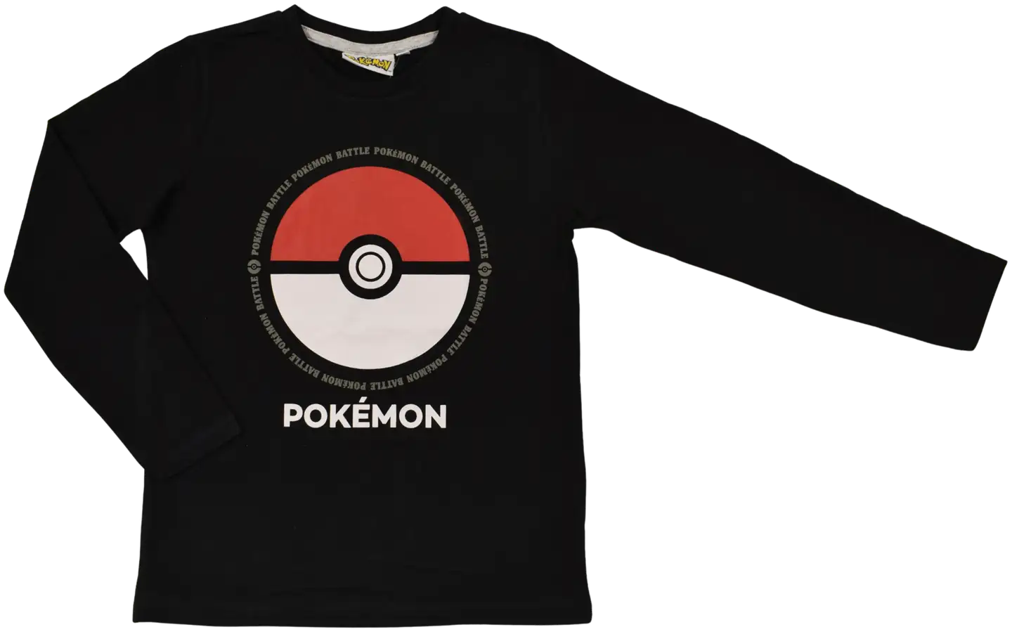 Pokémon lasten trikoopaita - MUSTA