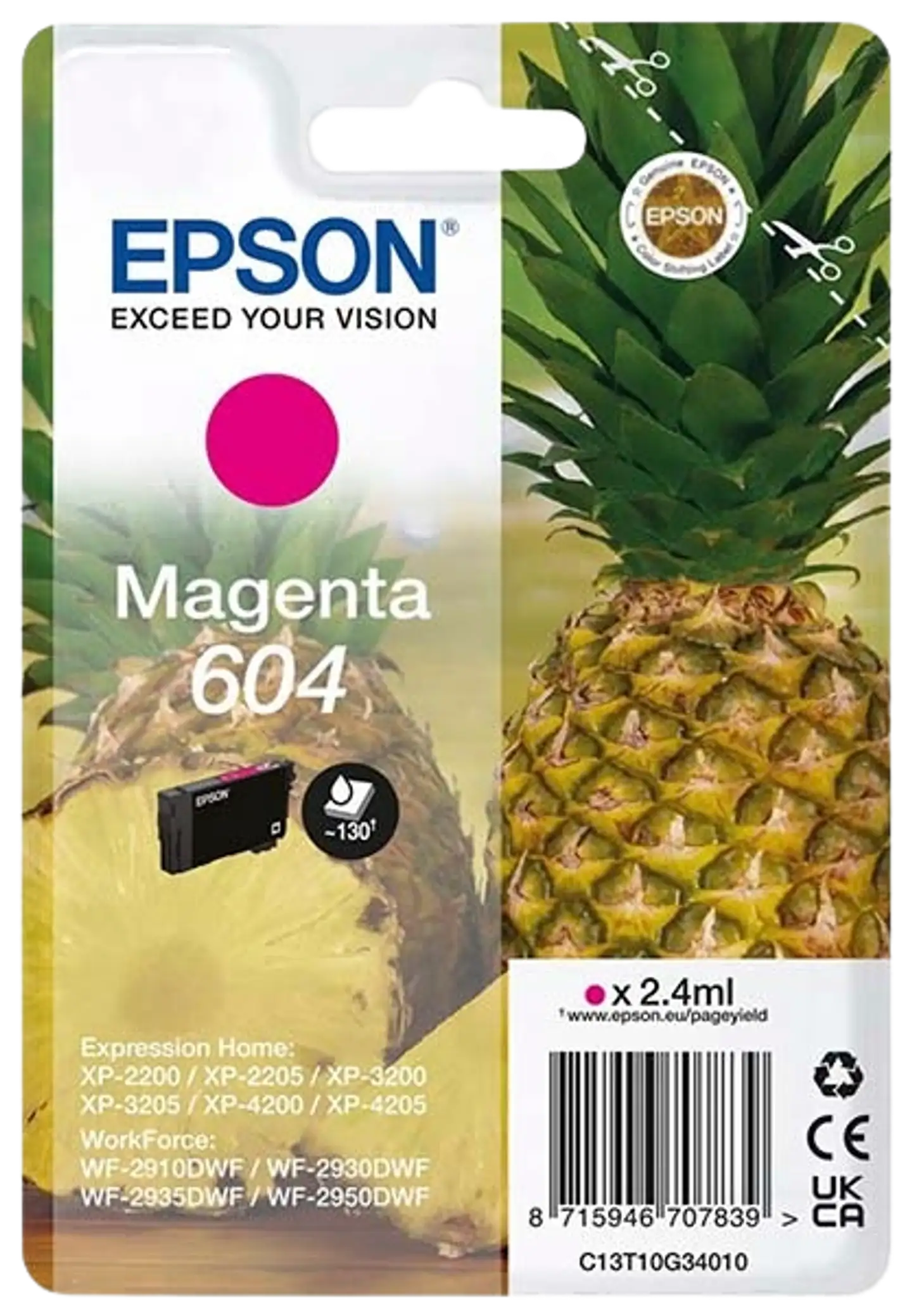 Epson mustepatruuna 604 magenta