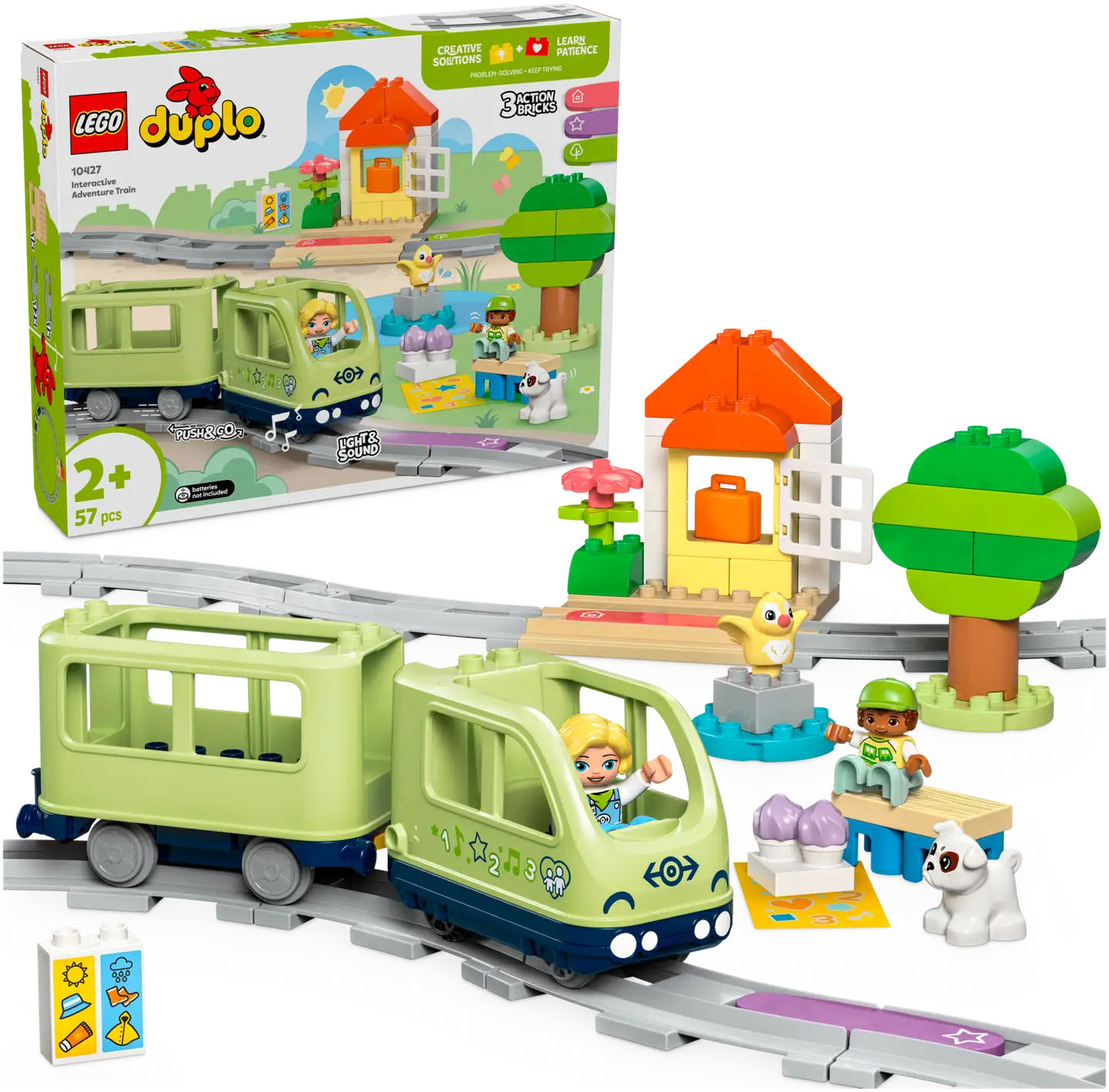 LEGO® DUPLO Town 10427 Interaktiivinen seikkailujuna - 1