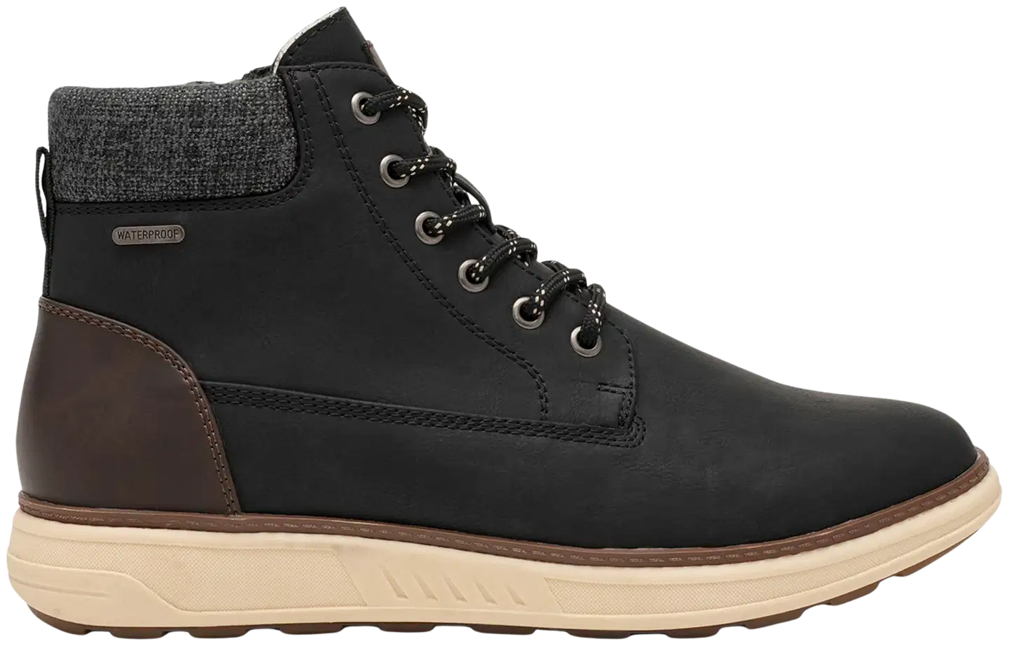 WKLY. miesten vedenpitävät vapaa-ajan talvikengät Cooper WP WL Boot Black - Black - 1