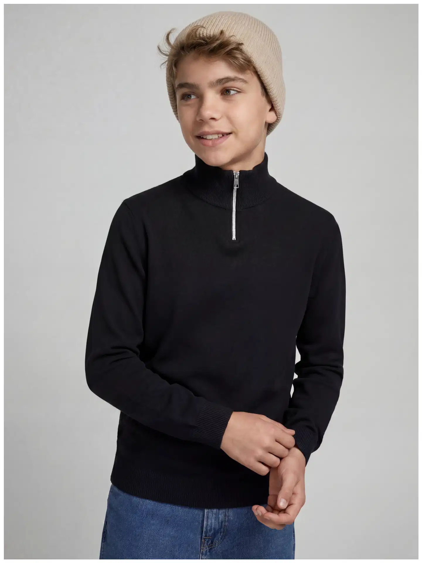 JJ REBEL JUNIOR lasten poolopaita - Black - 3