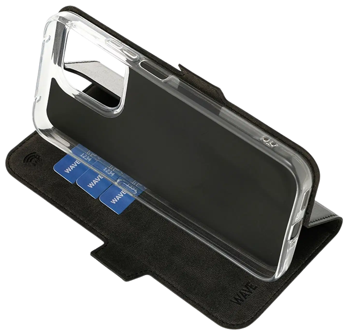 Wave Book Case, Honor 600 Smart 5G, Musta - 5