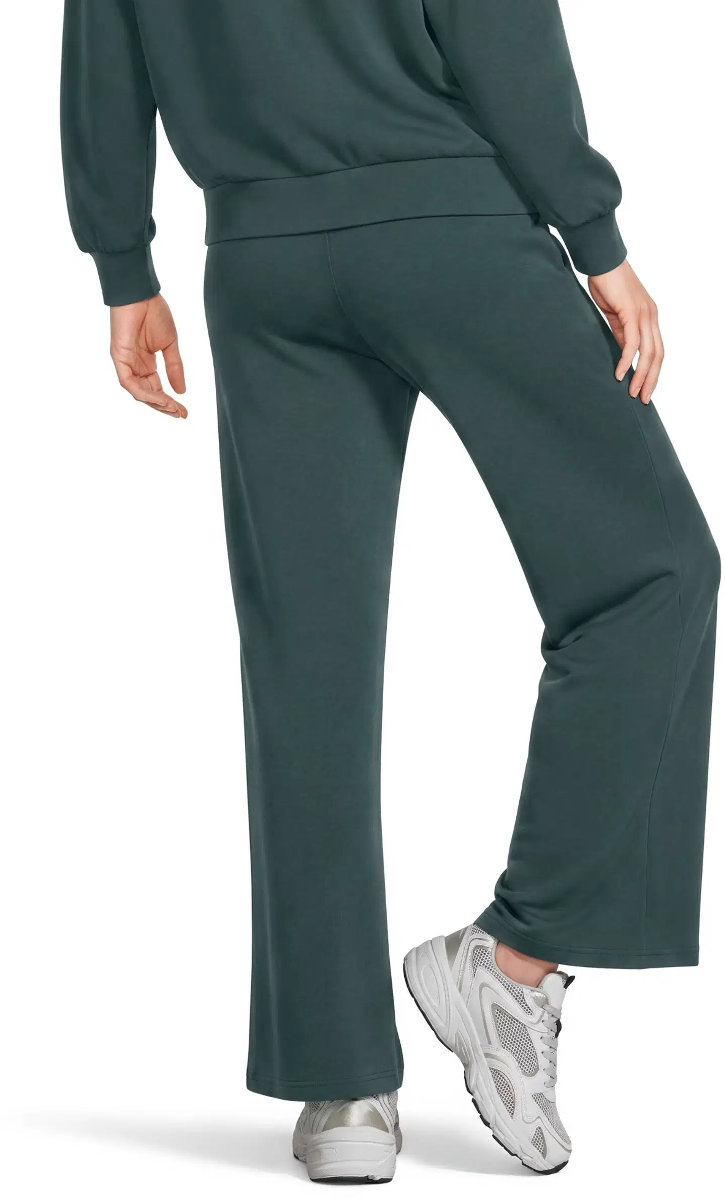 WKLY. naisten leveälahkeiset scuba-joggersit 222W300315 - Green Gables - 3