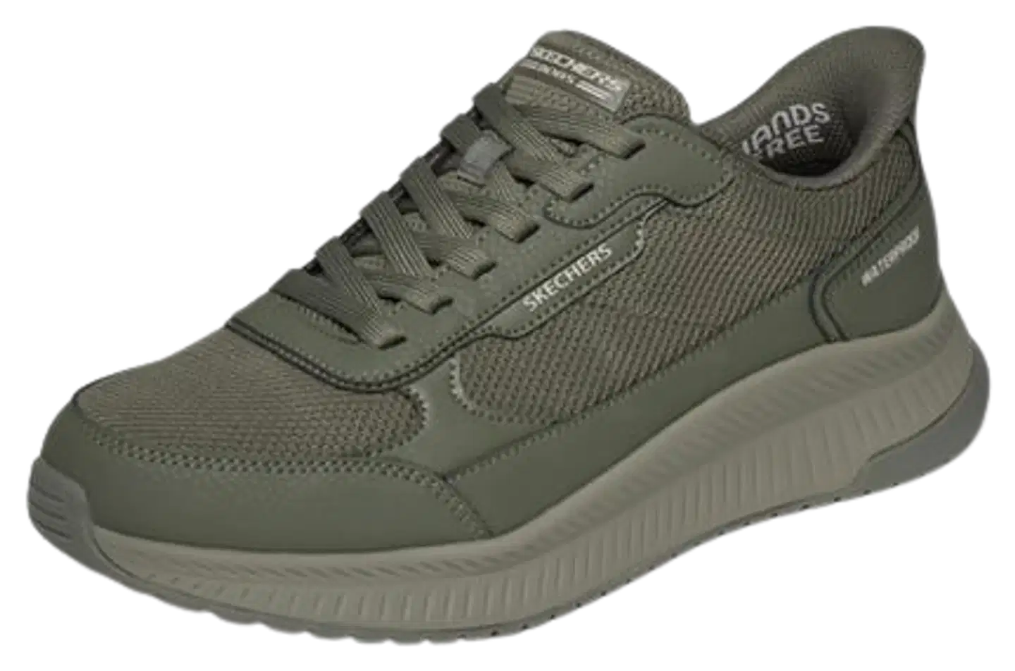 Skechers miesten vapaa-ajan lenkkari Bobs Squad 4 CS Olive - Olive - 3