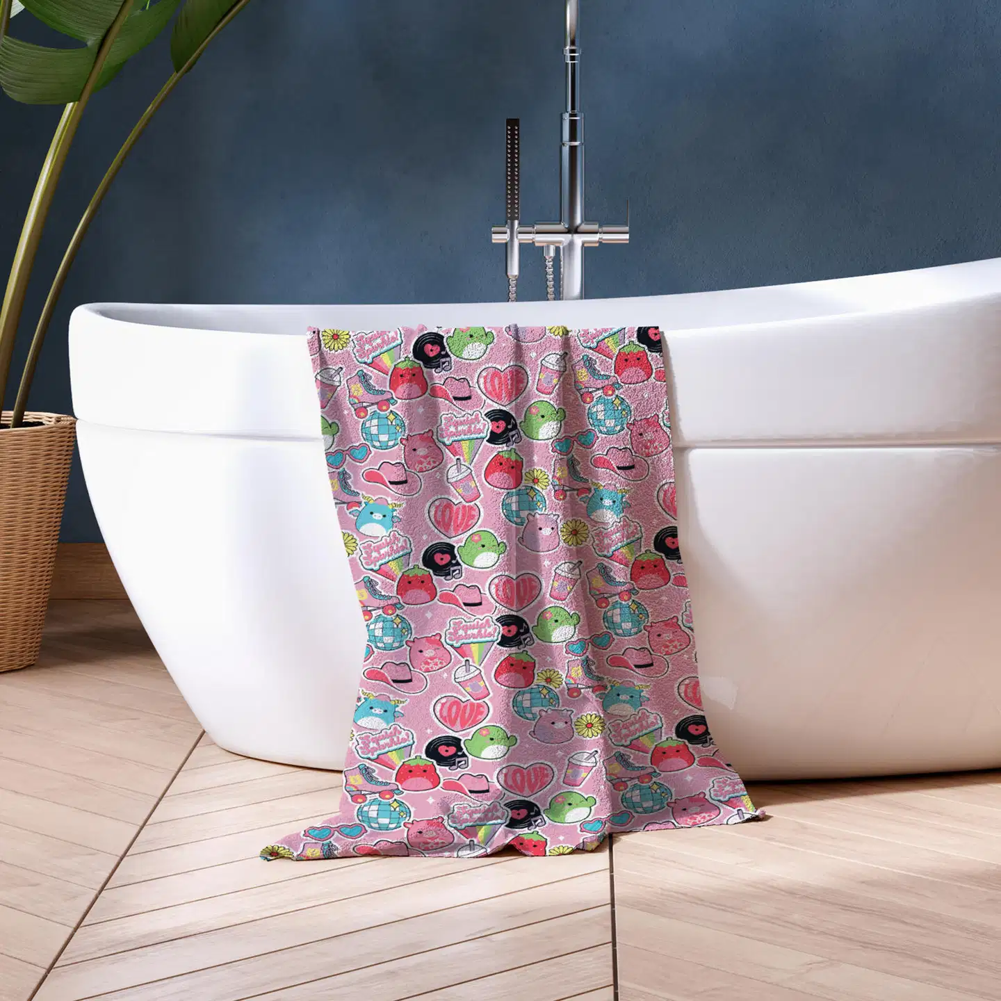 Squishmallows lasten kylpypyyhe 70x140 cm - 4
